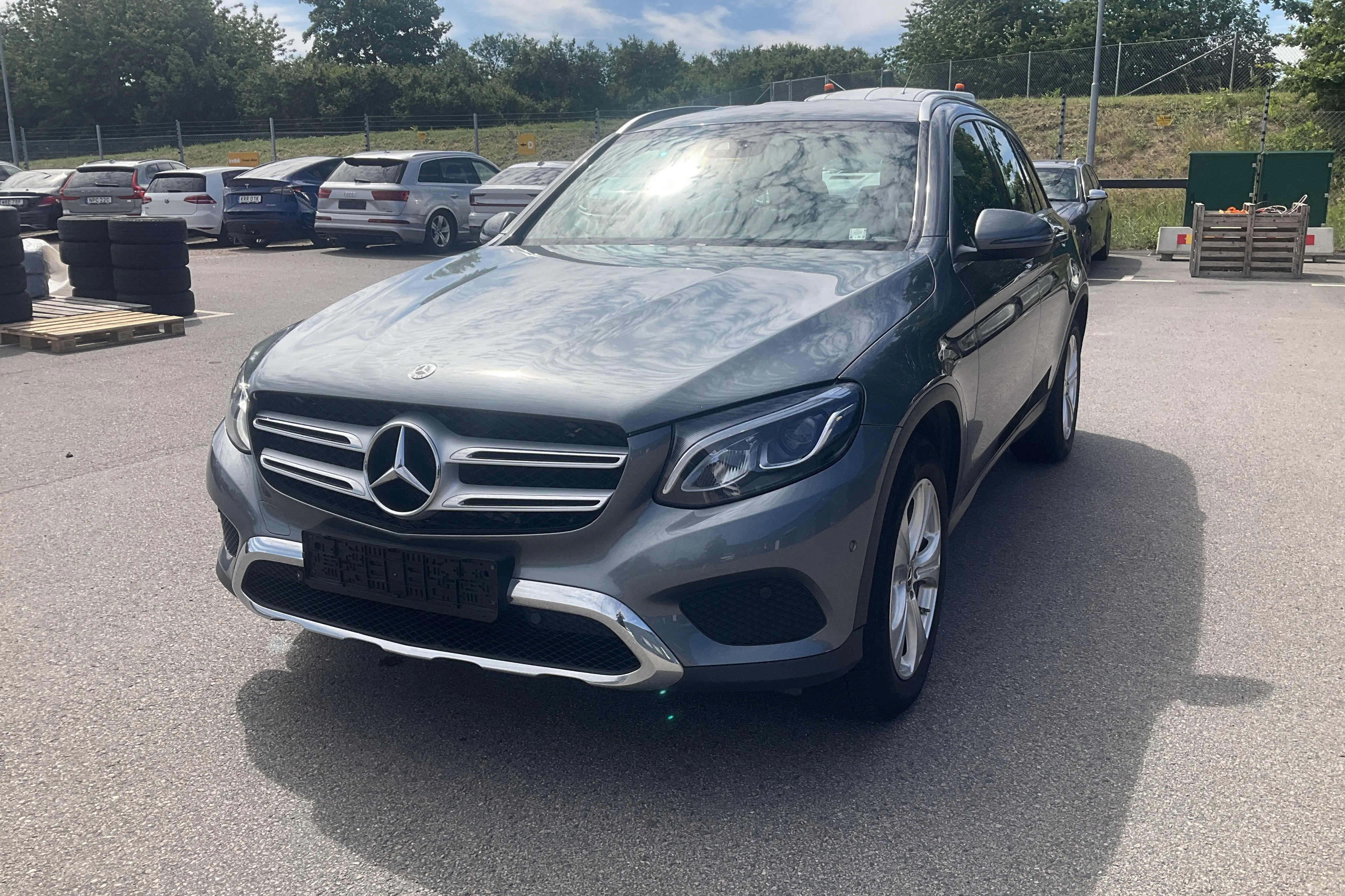 Presentation photo 1 of 12: Mercedes GLC 250 d 4MATIC X253 (204hk) - 160 910 km - Automatic - gray - 2017