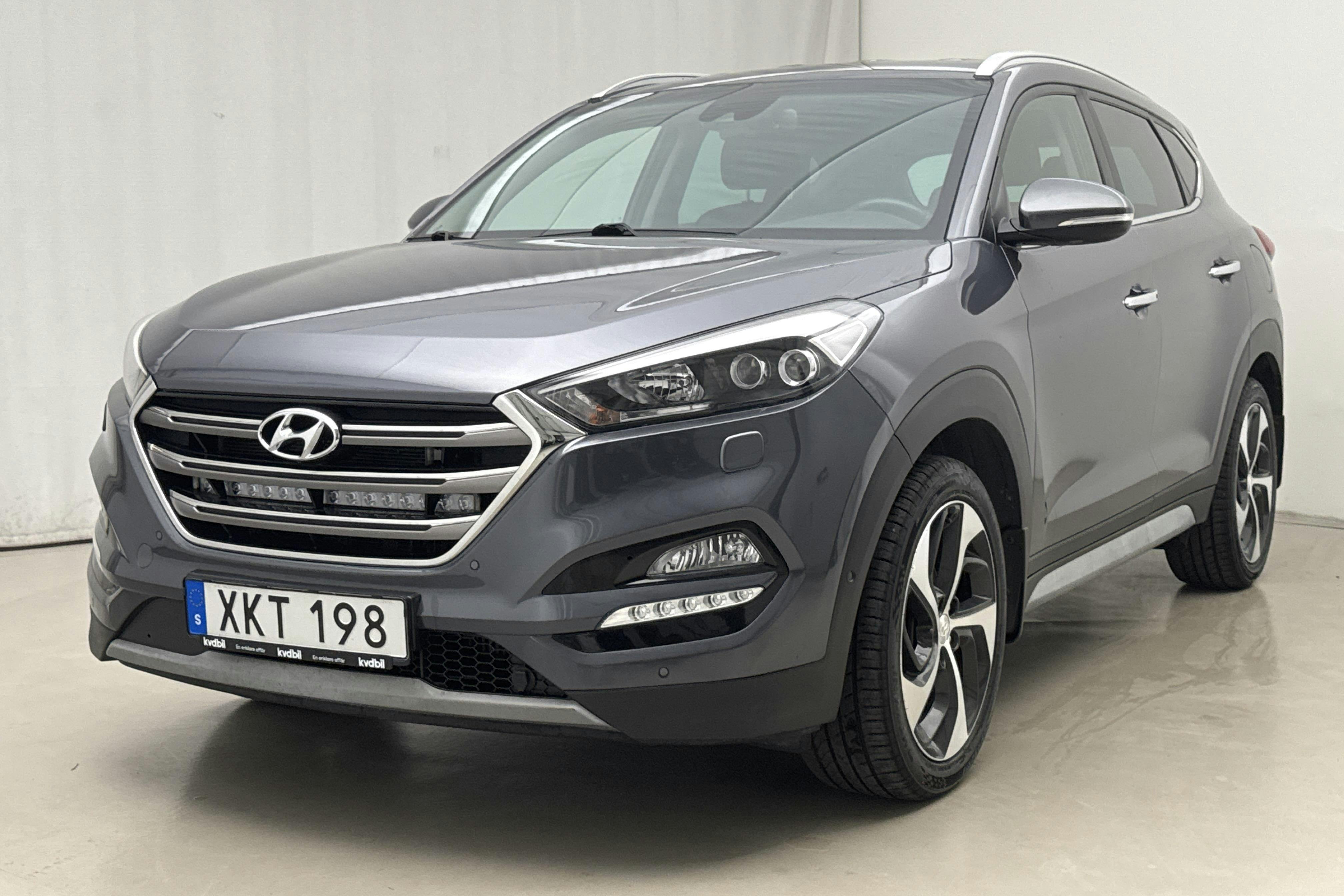 Hyundai Tucson 1.6 T-GDI 4WD (177hk) - 105 500 km - Automaattinen - Dark Grey - 2018