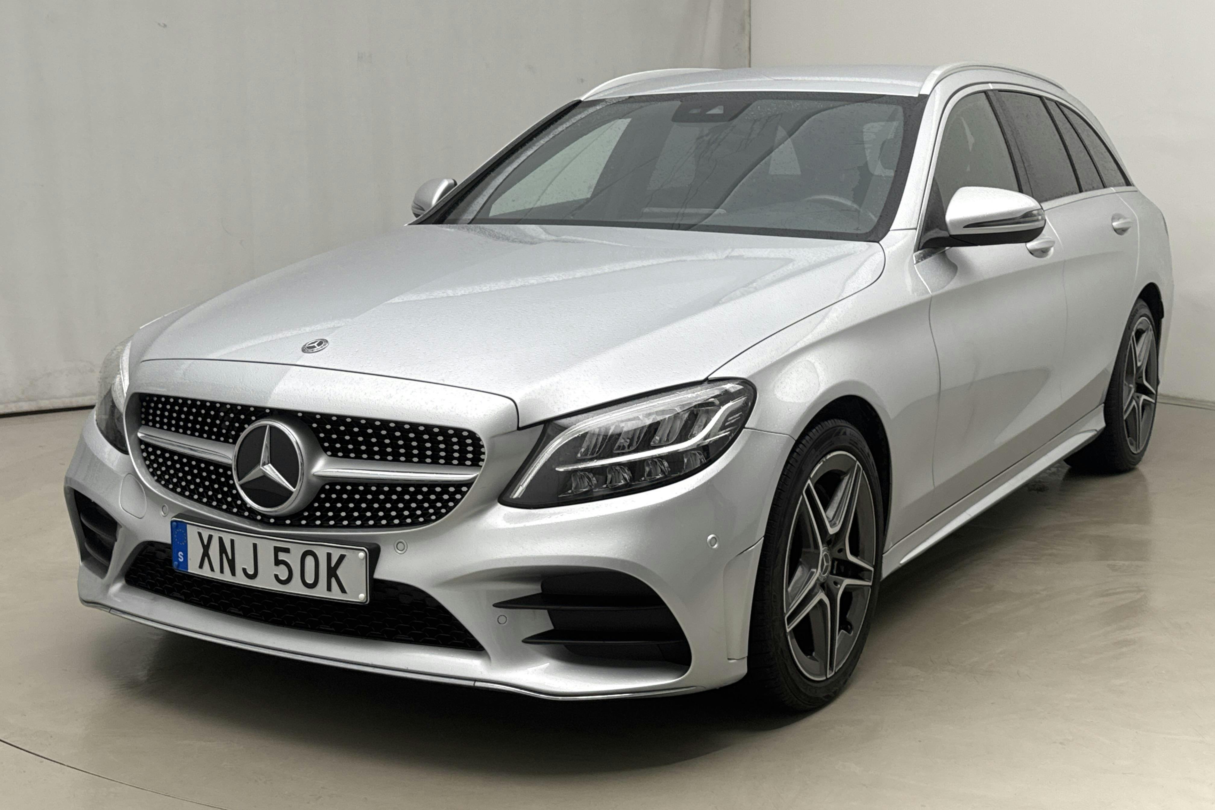 Mercedes C 200 d Kombi S205 (160hk) - 100 590 km - Automaattinen - hopea - 2019