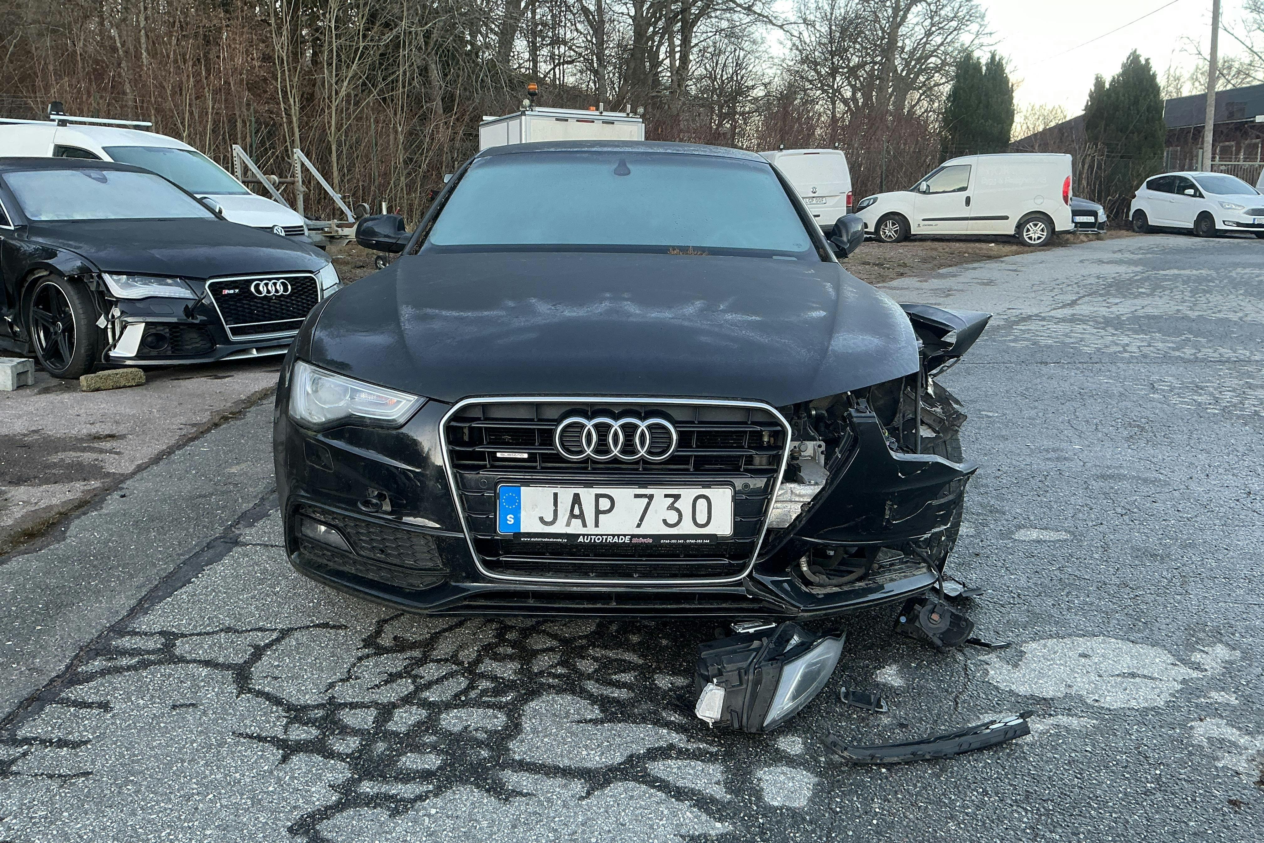 Presentation photo 2 of 13: Audi A5 2.0 TDI Clean diesel Sportback quattro (190hk) - 169 480 km - Automatic - black - 2016