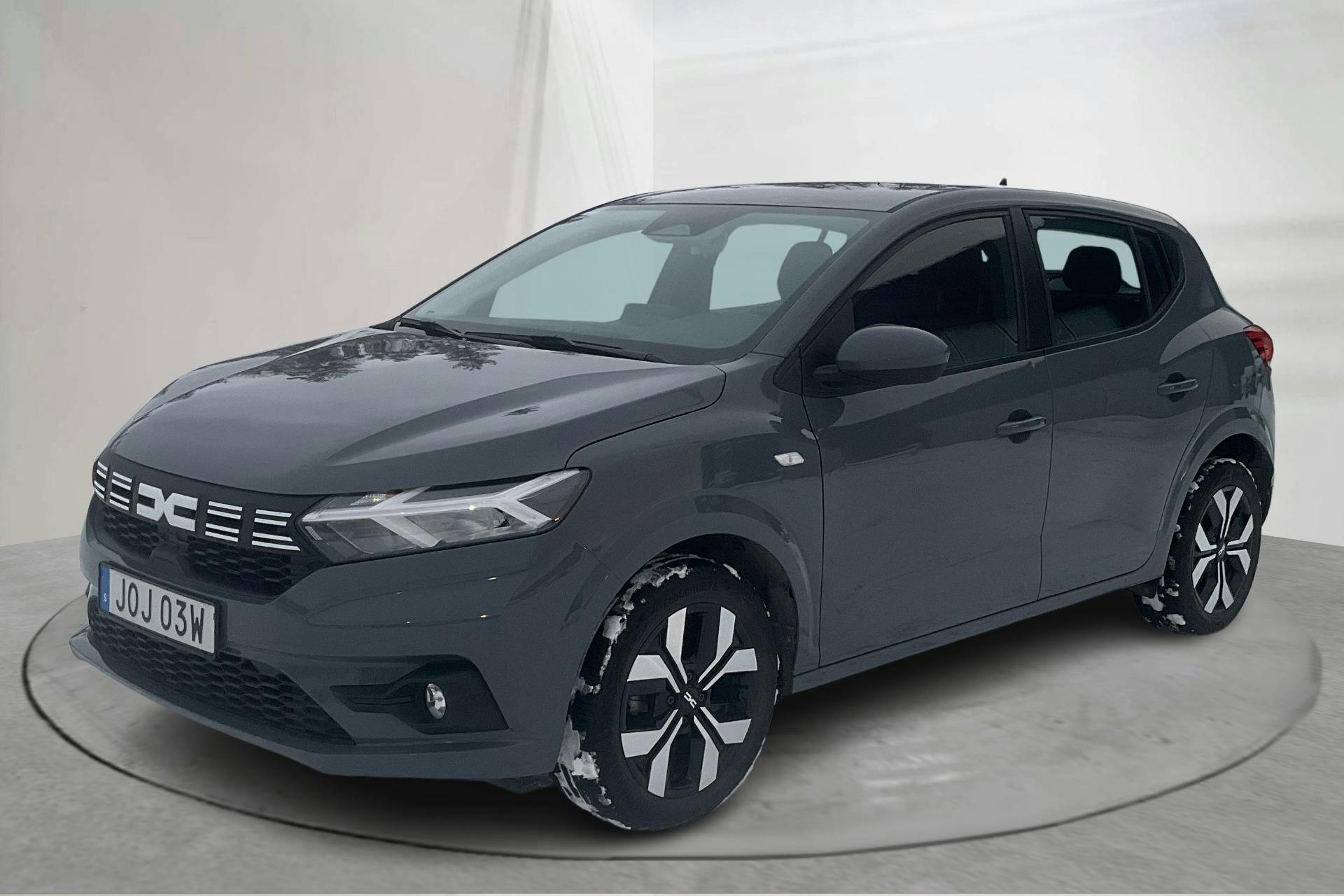 Präsentationsfoto 1 von 13: Dacia Sandero 1.0 TCe (90hk) - 24 060 Kilometer - Verkaufsautomat - grau - 2024