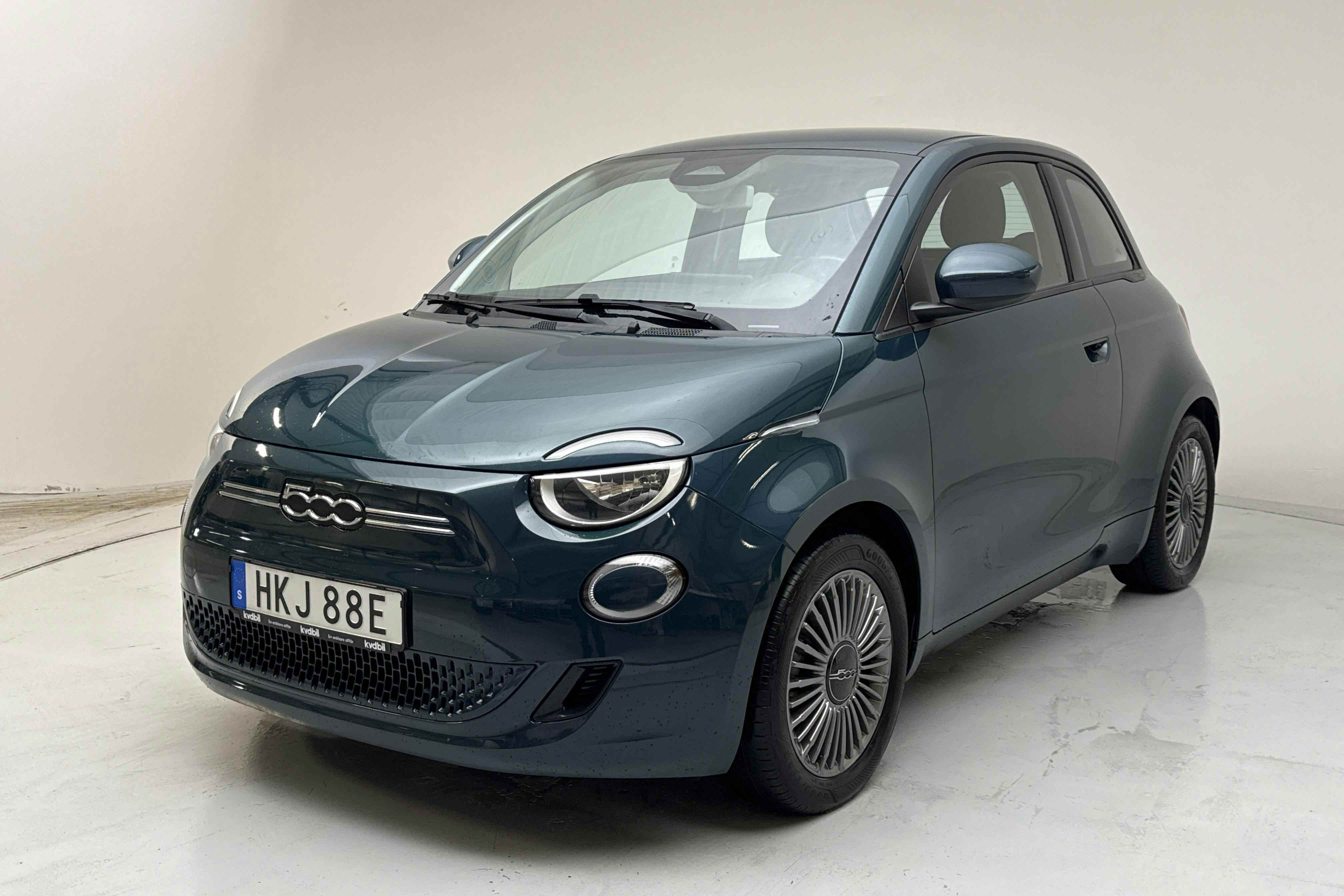 Fiat 500e (118hk) - 57 590 km - Automatyczna - zielony - 2022