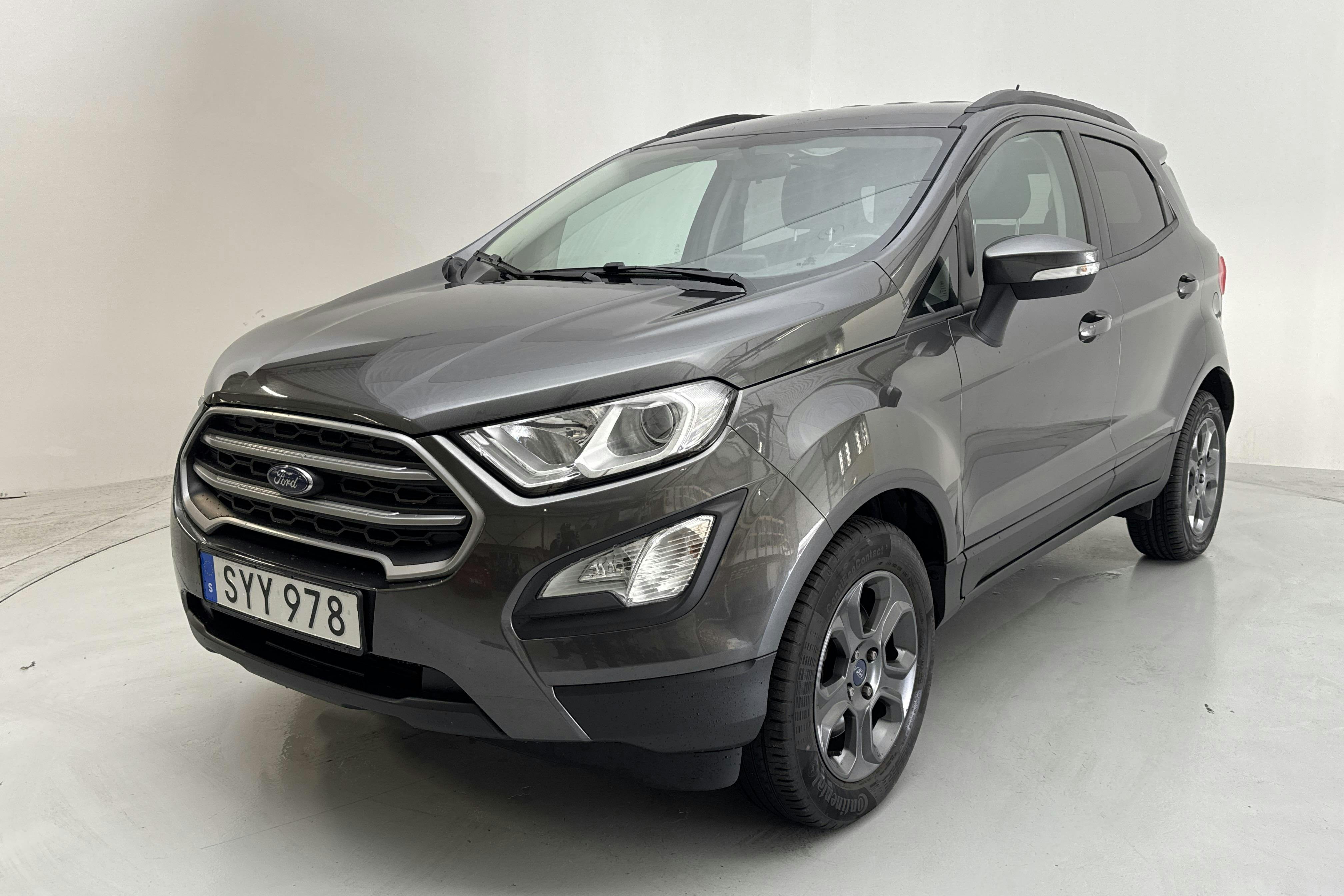 Presentationsfoto 1 av 14: Ford Ecosport 1.0T EcoBoost (125hk) - 6 188 mil - Manuell - Dark Grey - 2018