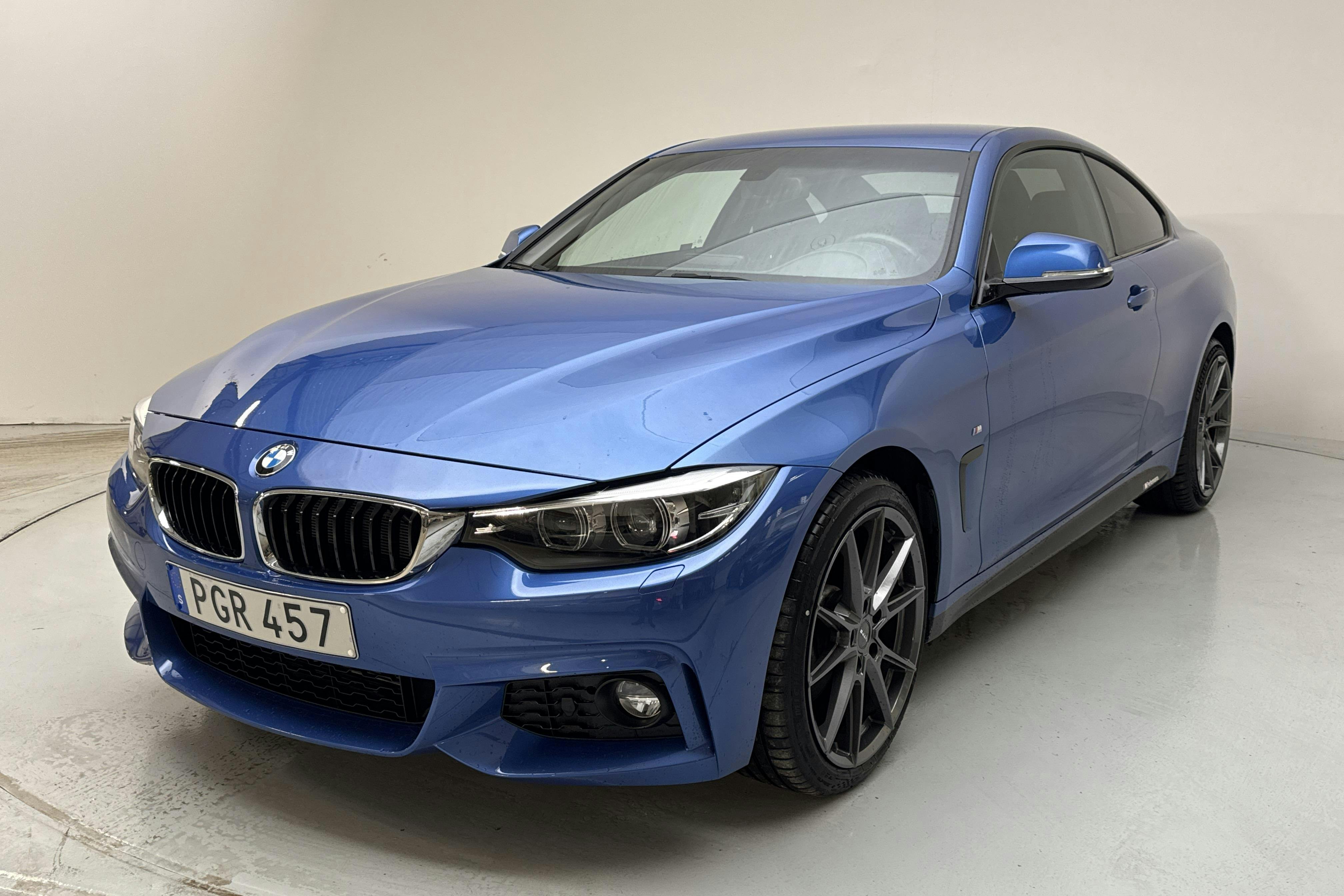 BMW 440i xDrive Coupé, F32 (360hk) - 52 180 km - Manualna - niebieski - 2018
