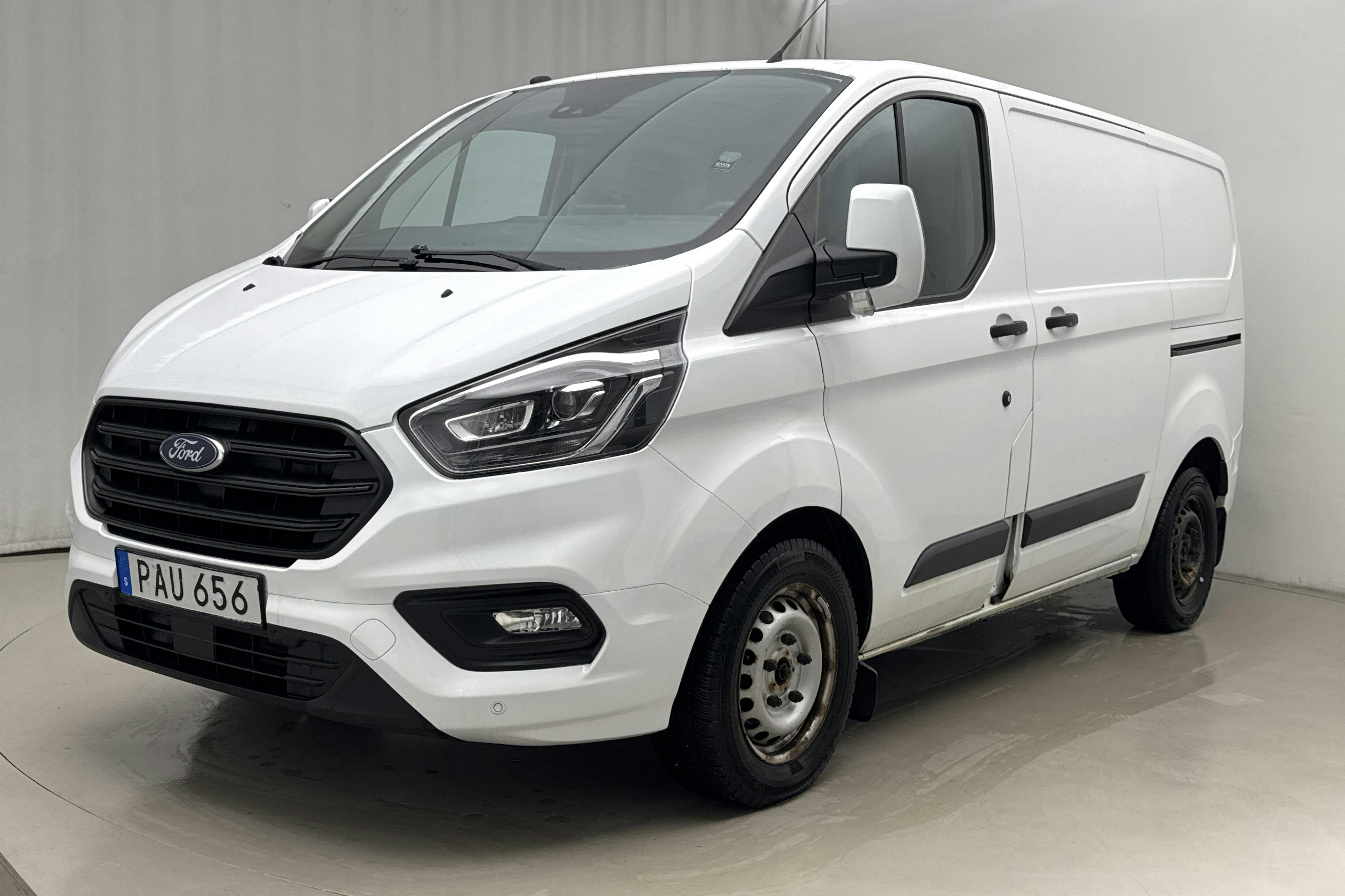 Presentationsfoto 1 av 20: Ford Transit Custom 300 (130hk) - 29 070 mil - Automat - vit - 2018