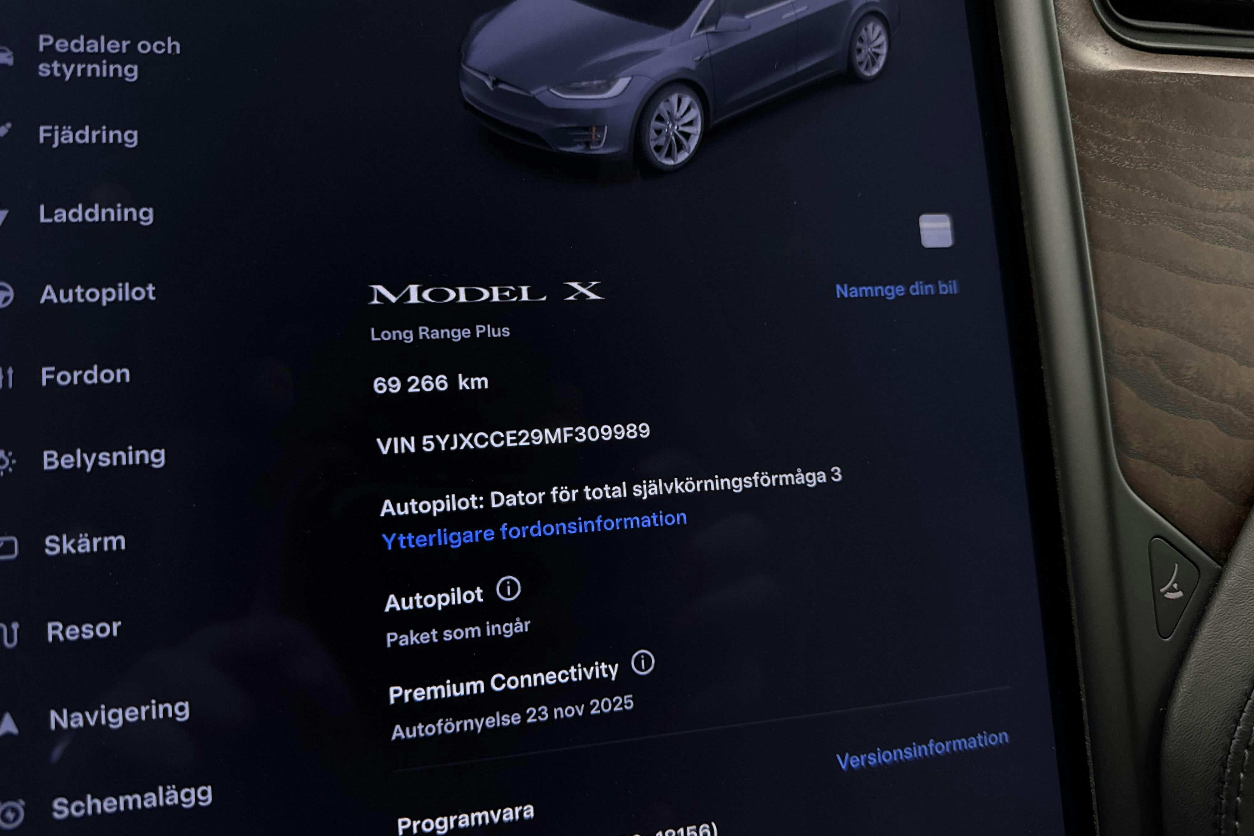 Presentation photo 19 of 19: Tesla Model X Dual Motor Long Range AWD - 69 270 km - Automatic - gray - 2021