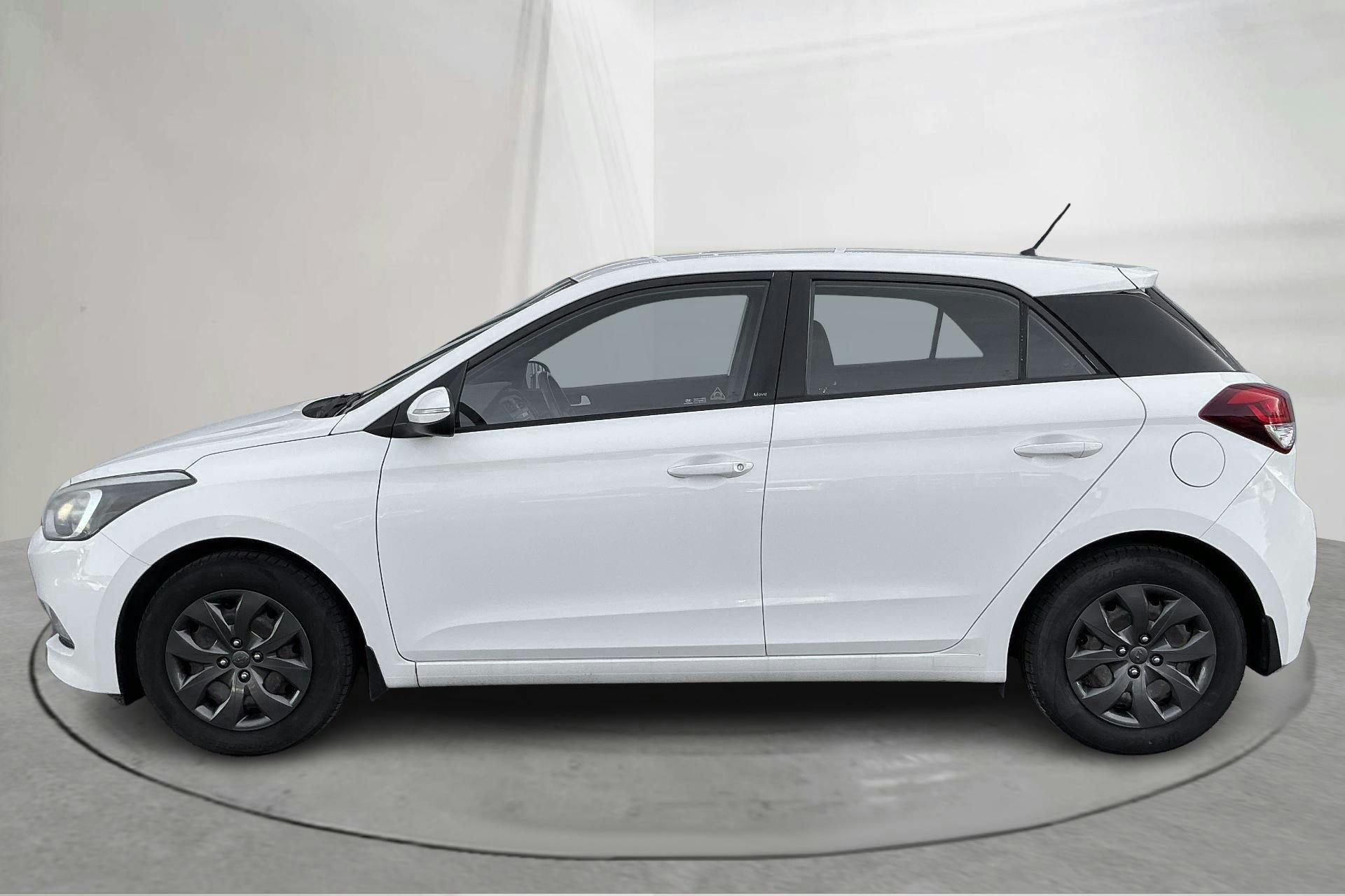 Presentation photo 2 of 11: Hyundai i20 1.2 (75hk) - 80 280 km - Manual - white - 2018