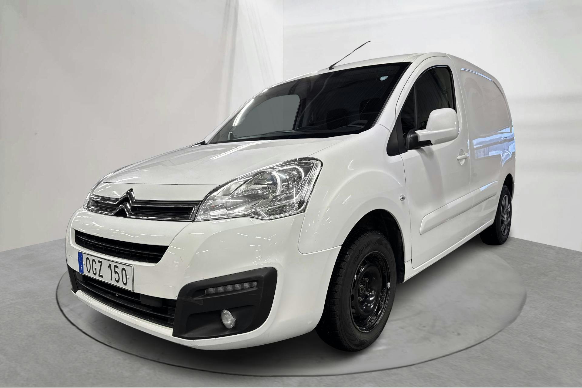 Presentation photo 1 of 13: Citroën Berlingo 1.6 BlueHDi Skåp (100hk) - 181 750 km - Automatic - white - 2016