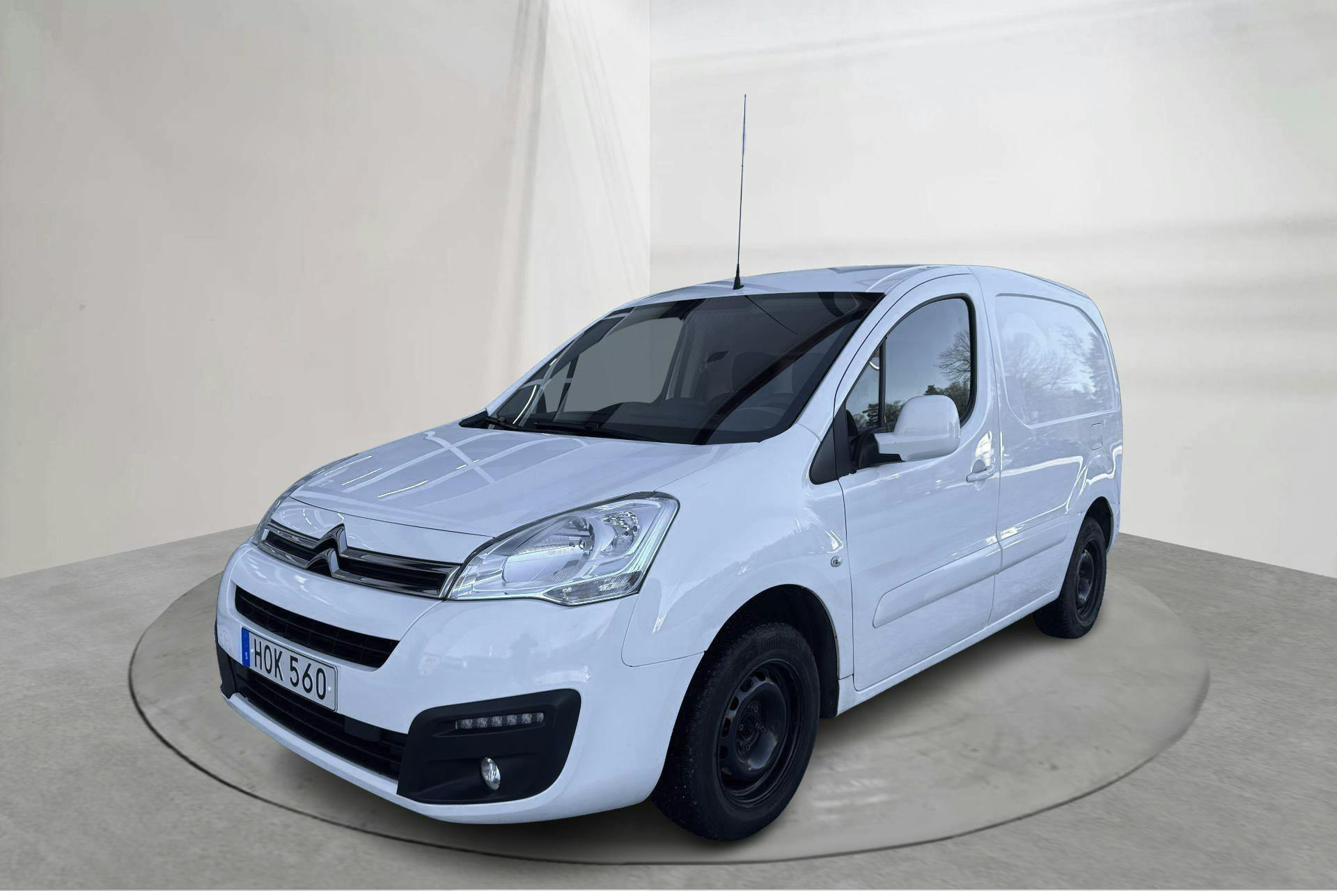 Presentation photo 1 of 13: Citroën Berlingo 1.6 BlueHDi Skåp (100hk) - 102 080 km - Manual - white - 2017