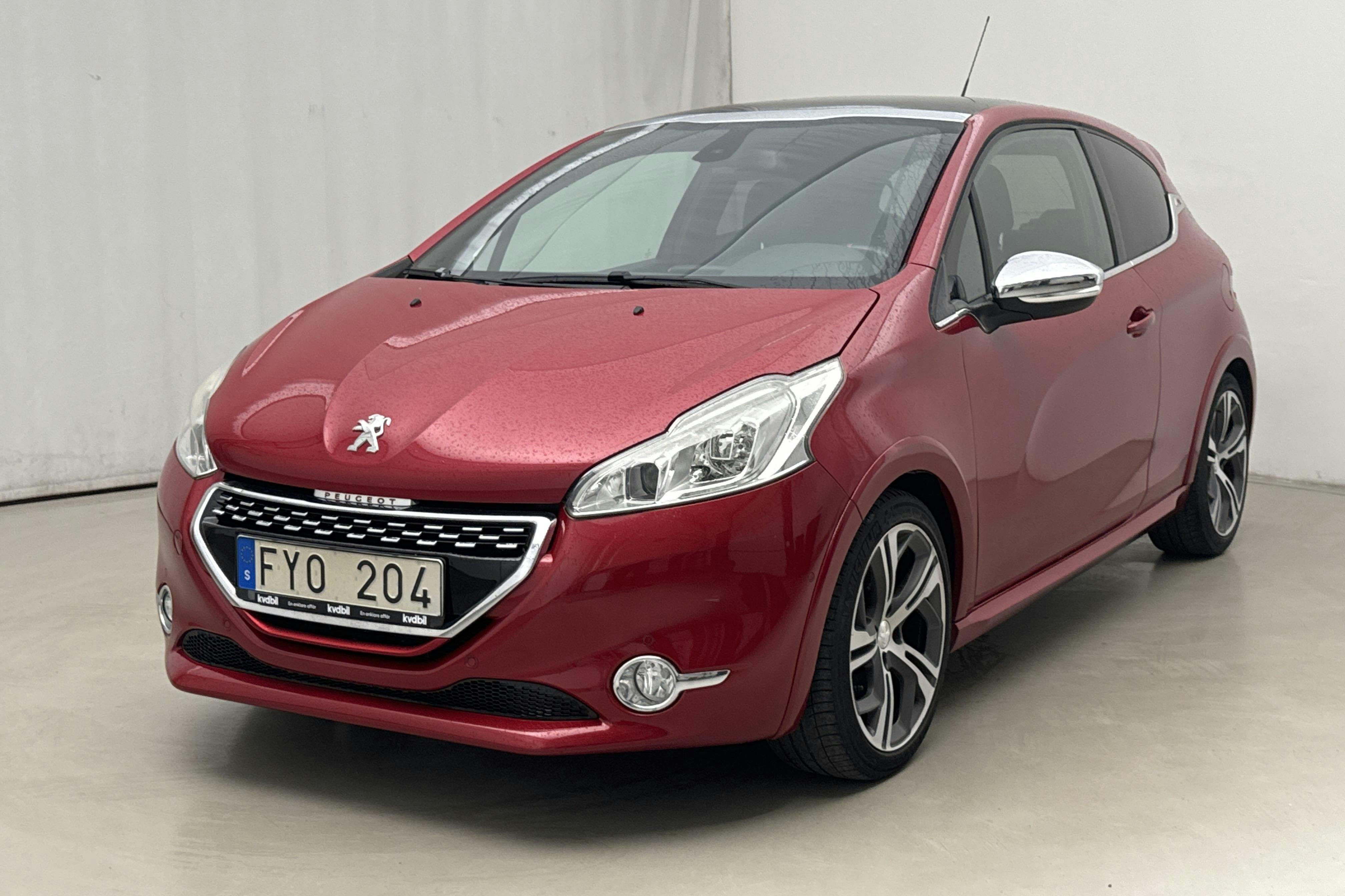 Peugeot 208 1.6 GTi 3dr (200hk) - 44 990 km - Manual - Dark Green - 2013