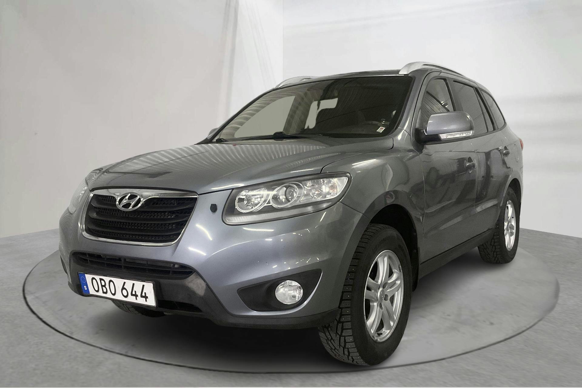 Presentation photo 1 of 13: Hyundai Santa Fé 2.2 CRDi-R (197hk) - 279 670 km - Automatic - Light Blue - 2010