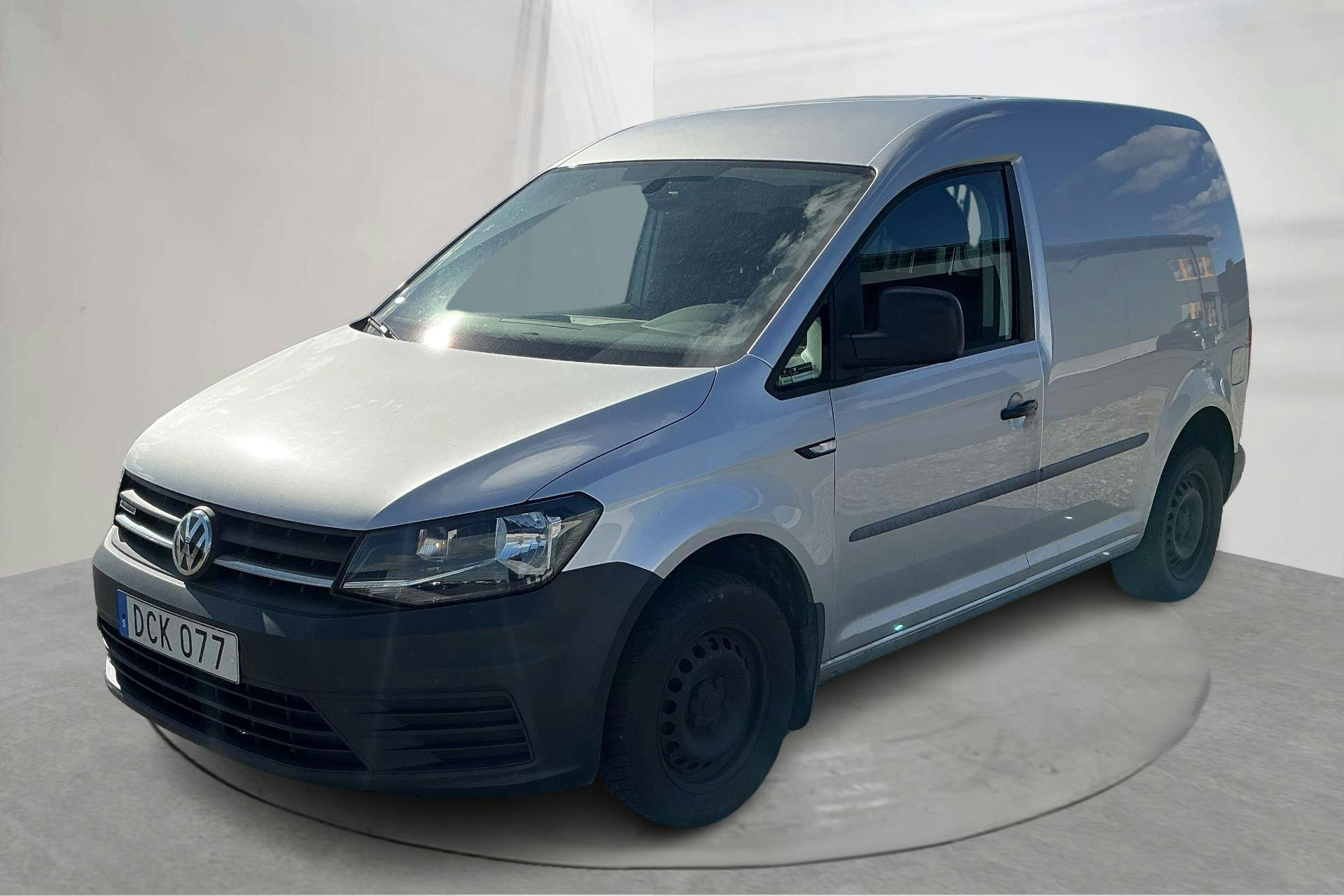 Presentation photo 1 of 15: VW Caddy 1.4 TGI (110hk) - 69 670 km - Manual - silver - 2018