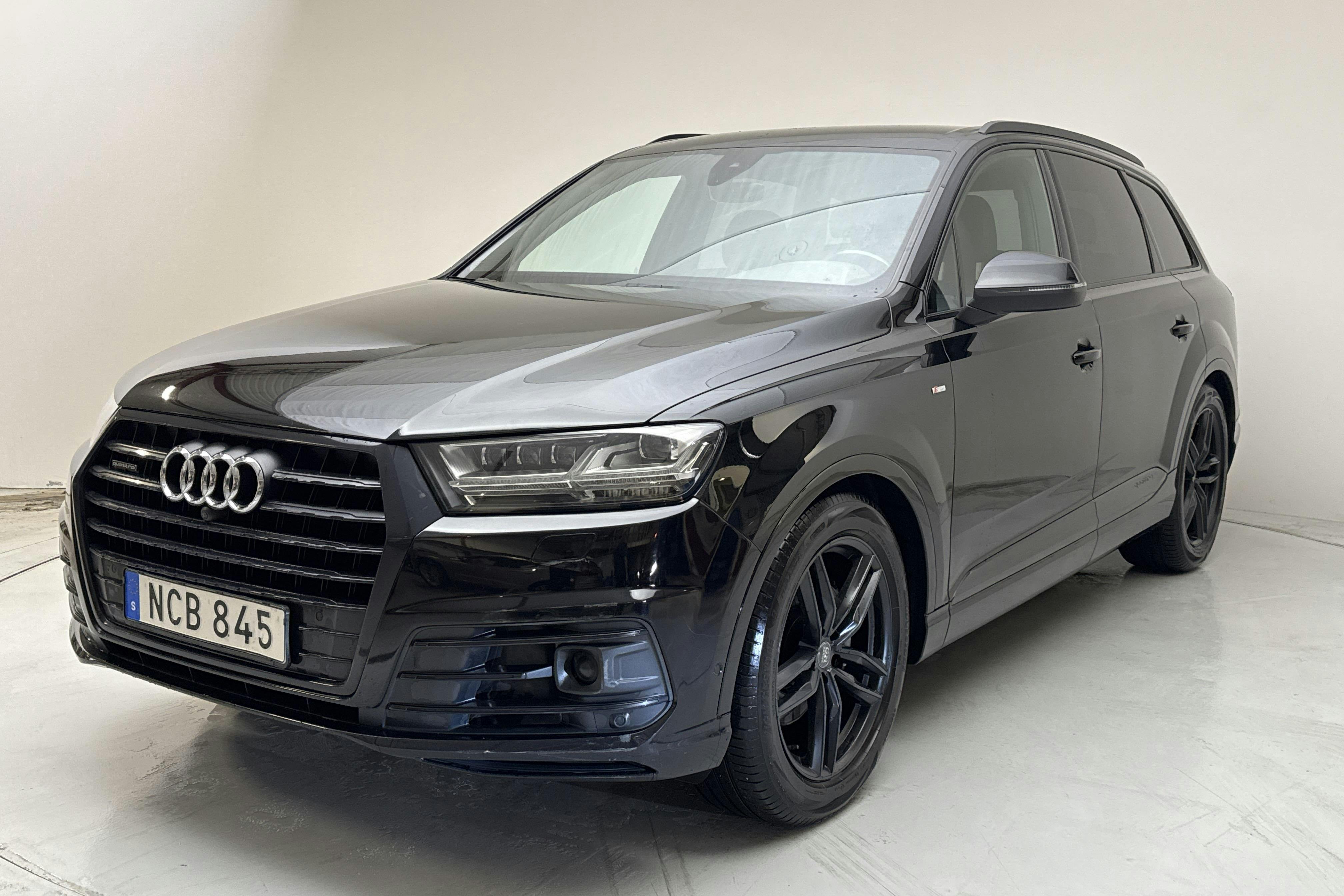 Presentation photo 1 of 20: Audi Q7 50 TDI quattro (286hk) - 169 370 km - Automatic - black - 2019