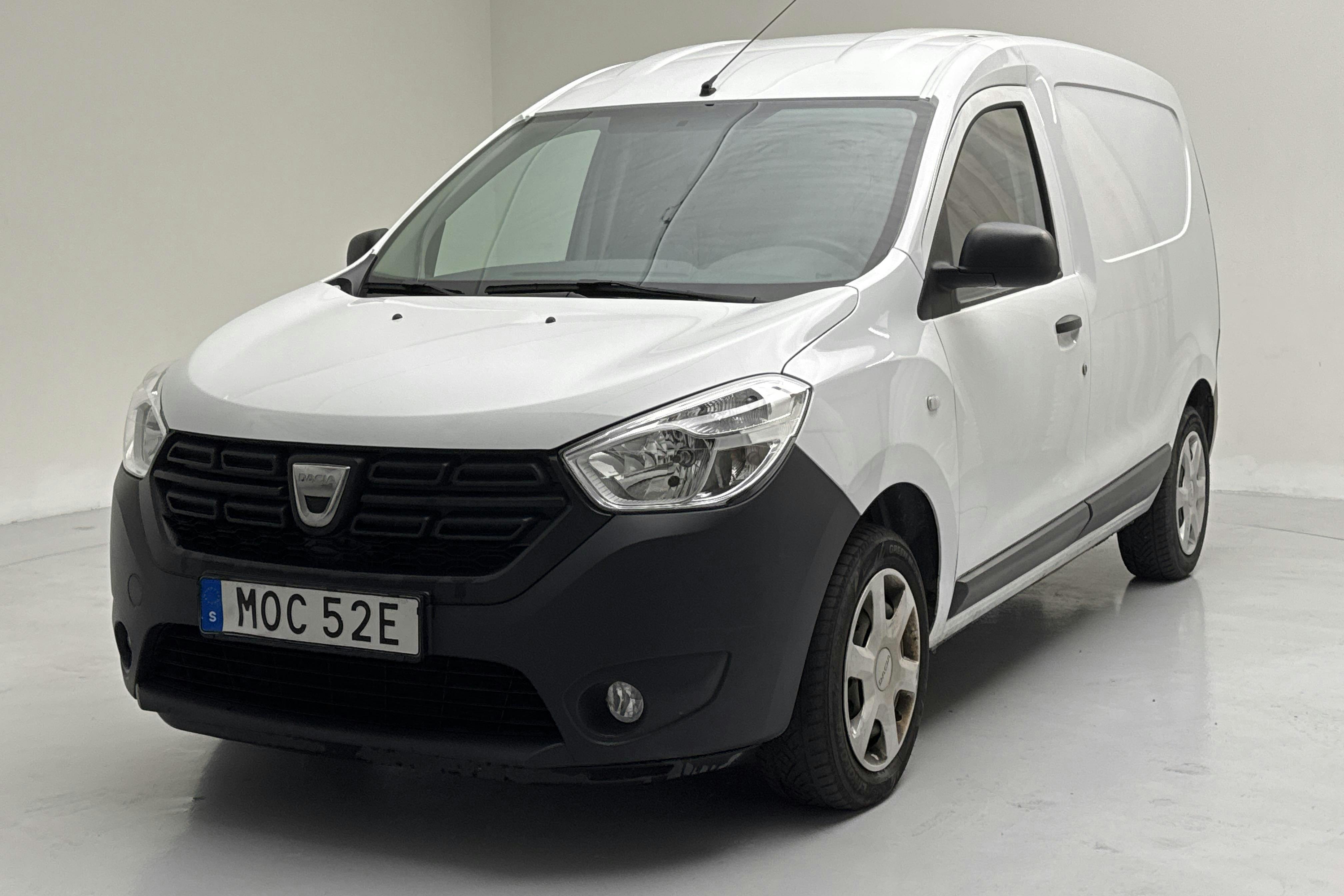 Presentation photo 1 of 10: Dacia Dokker Van 1.5 Blue dCi (95hk) - 75 040 km - Manual - white - 2021