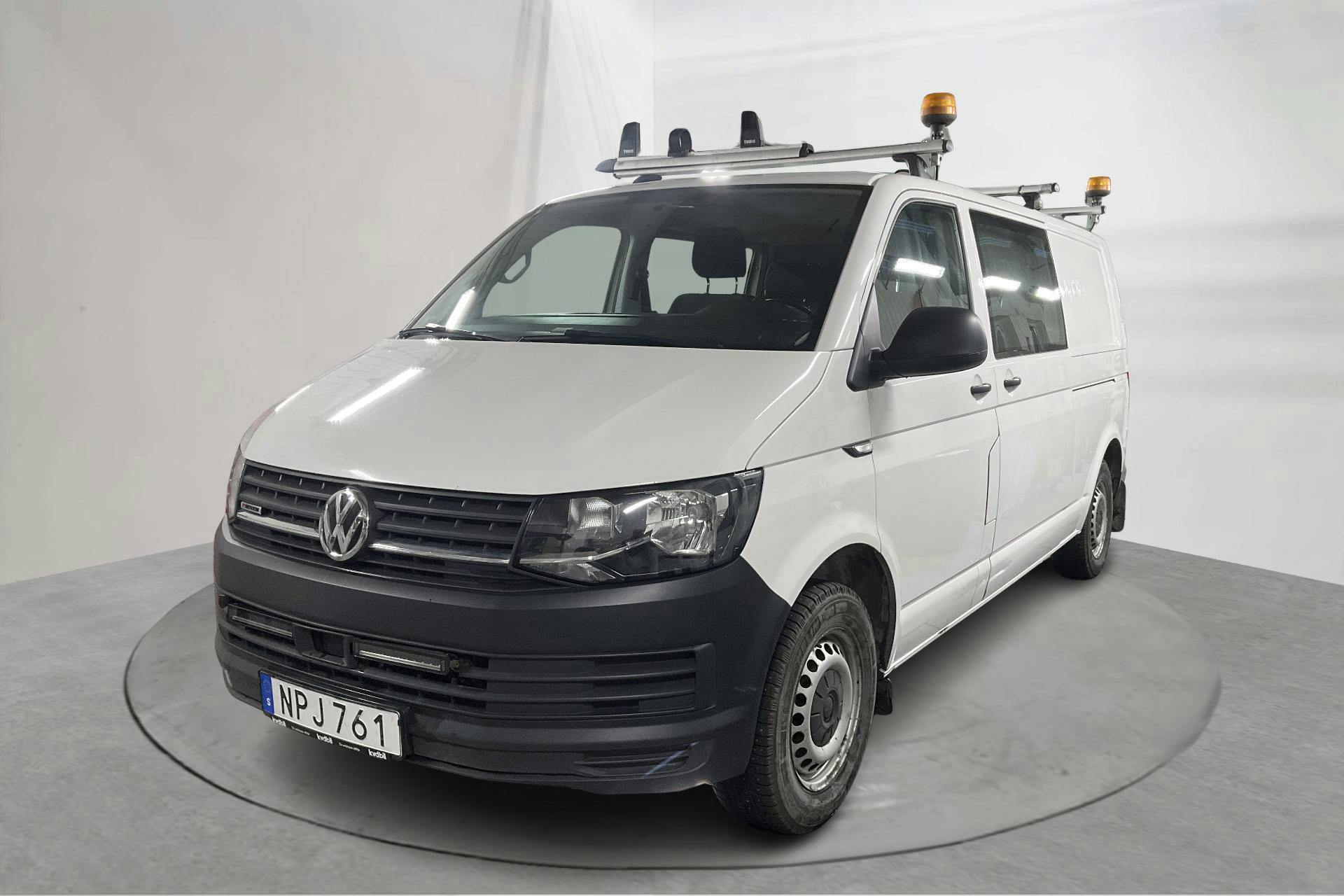 Presentationsfoto 1 av 16: VW Transporter T6 2.0 TDI BMT Skåp 4MOTION (150hk) - 20 734 mil - Manuell - vit - 2017