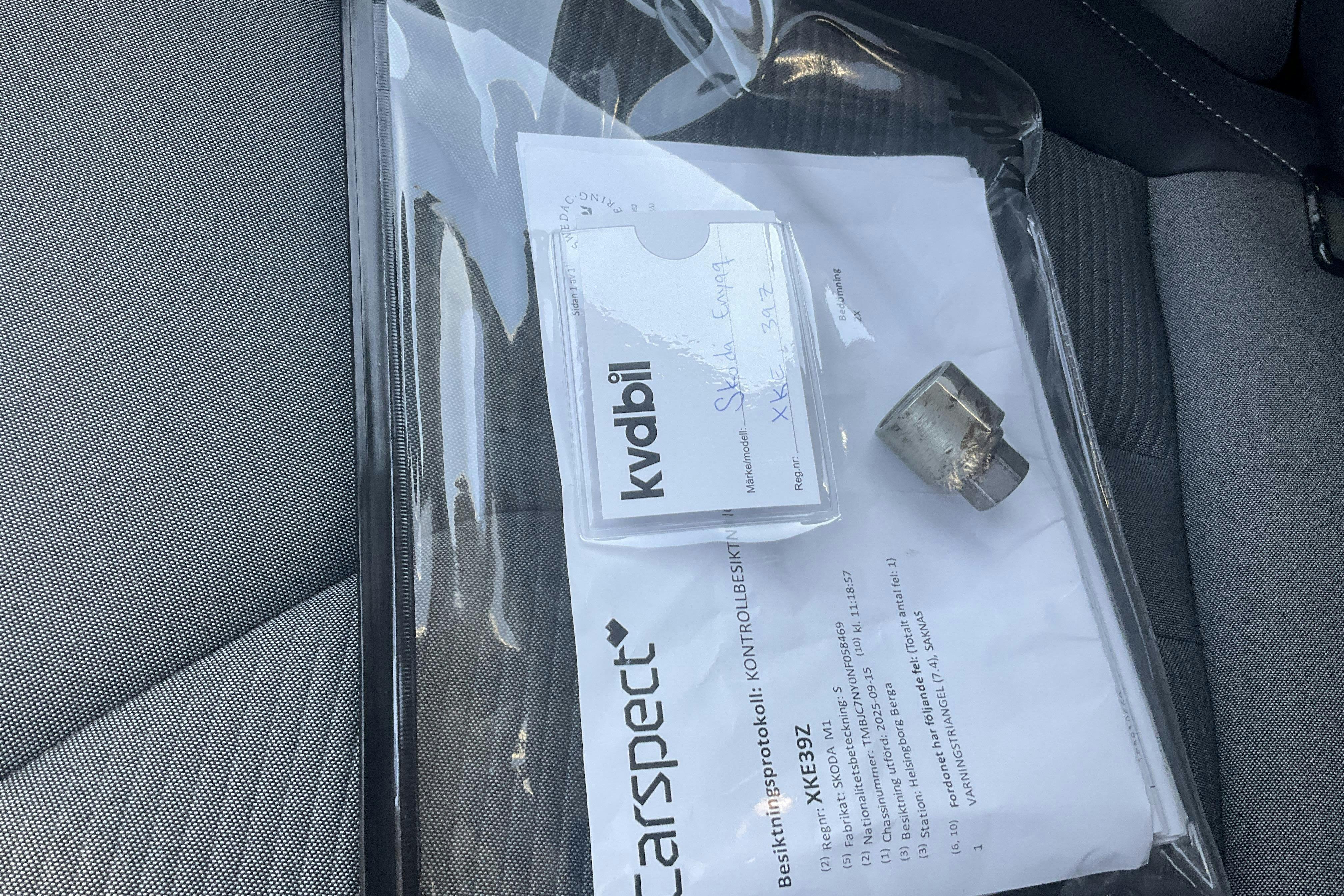 Presentation photo 18 of 18: Skoda Enyaq iV 80 (204hk) - 85 010 km - Automatic - silver - 2022