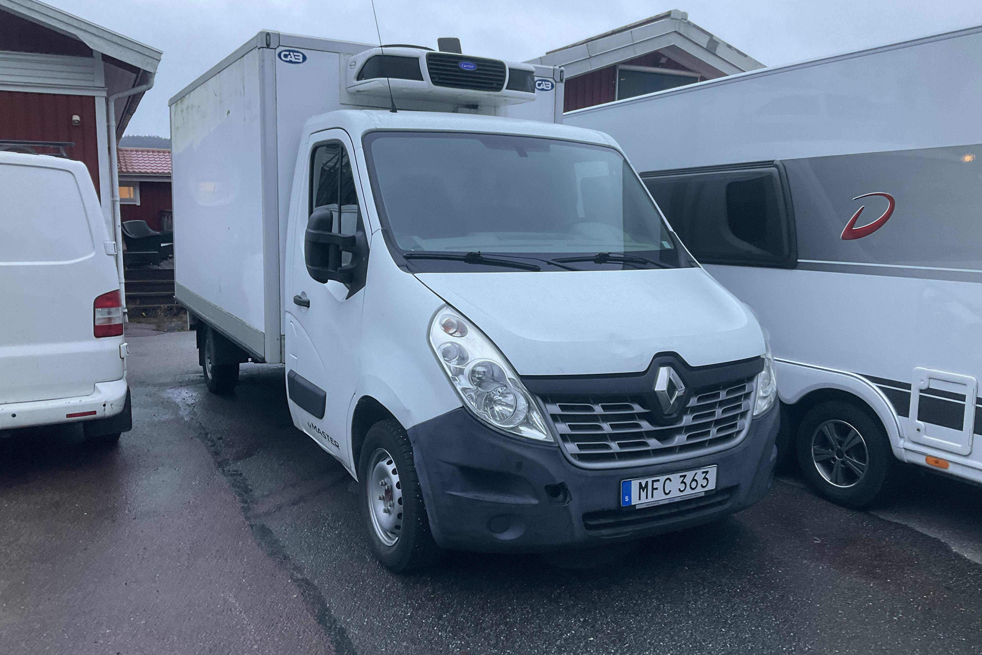 Præsentationsfoto 1 af 15: Renault Master 2.3 dCi Pickup/Chassi 2WD (125hk) - 149 670 kilometer - Manuel - Hvid - 2016