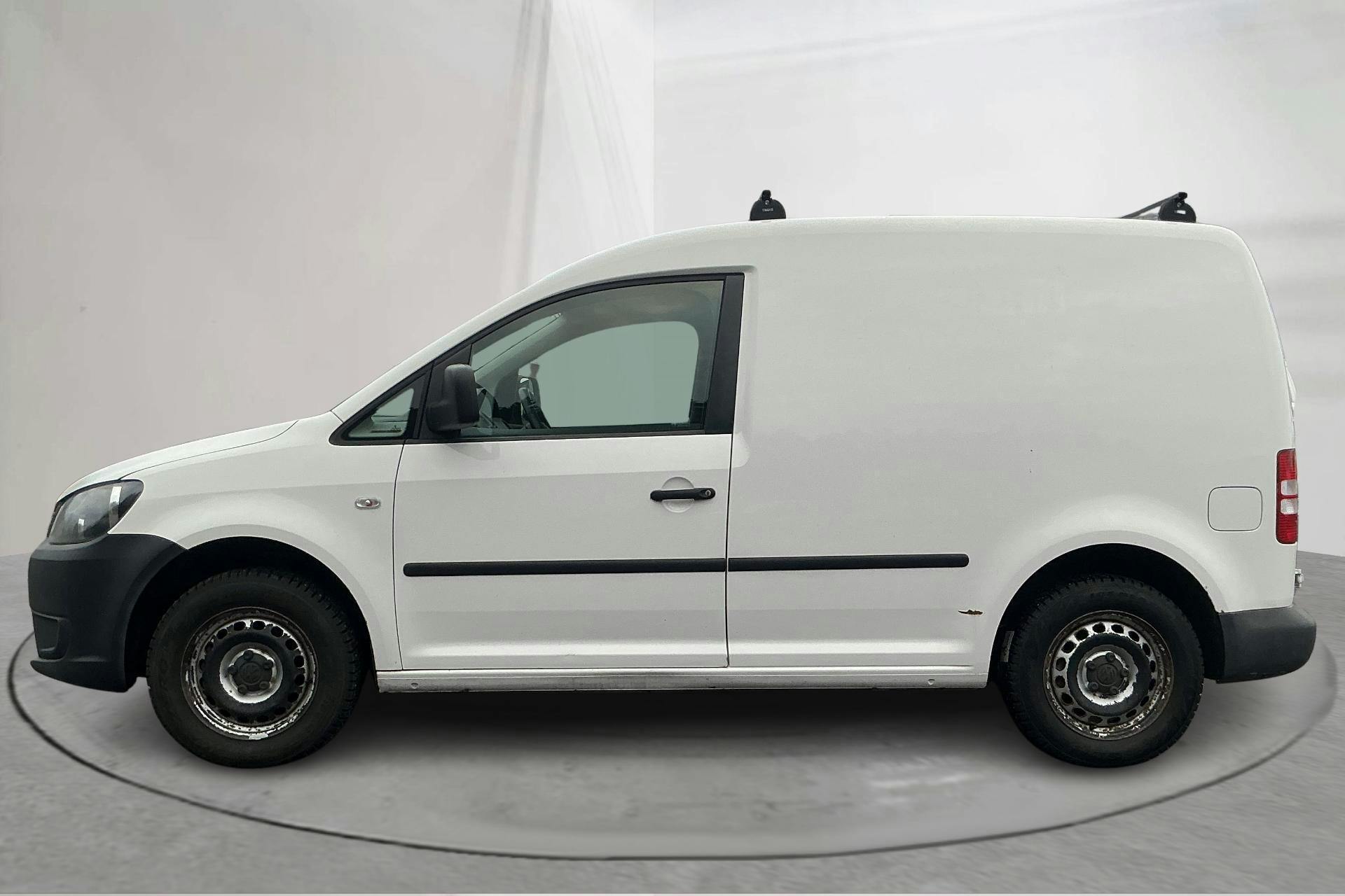 Presentationsfoto 2 av 15: VW Caddy 1.6 TDI Skåp (102hk) - 21 012 mil - Manuell - vit - 2011