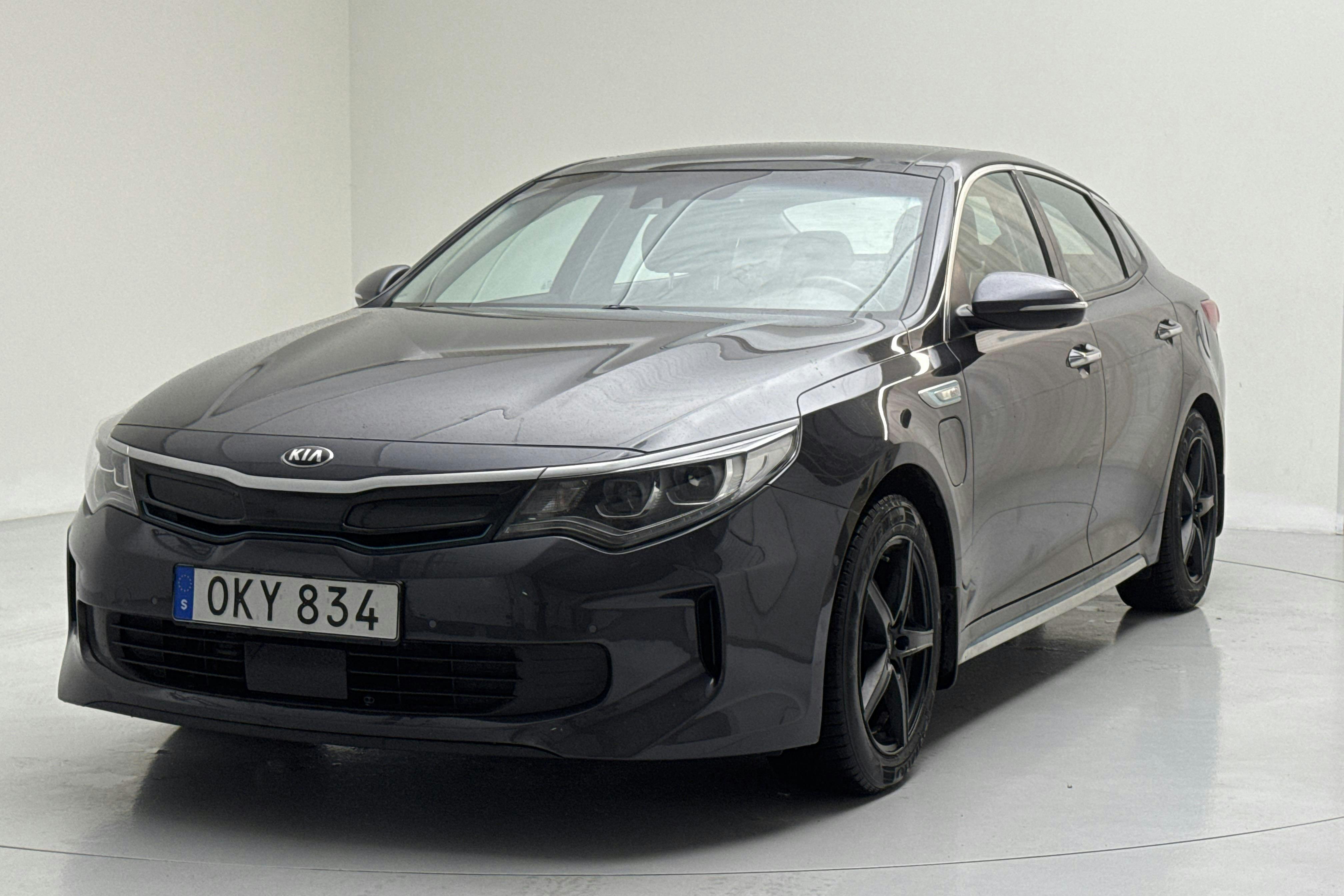 Presentationsfoto 1 av 20: KIA Optima 2.0  Plug-in Hybrid (205hk) - 17 985 mil - Automat - grå - 2017