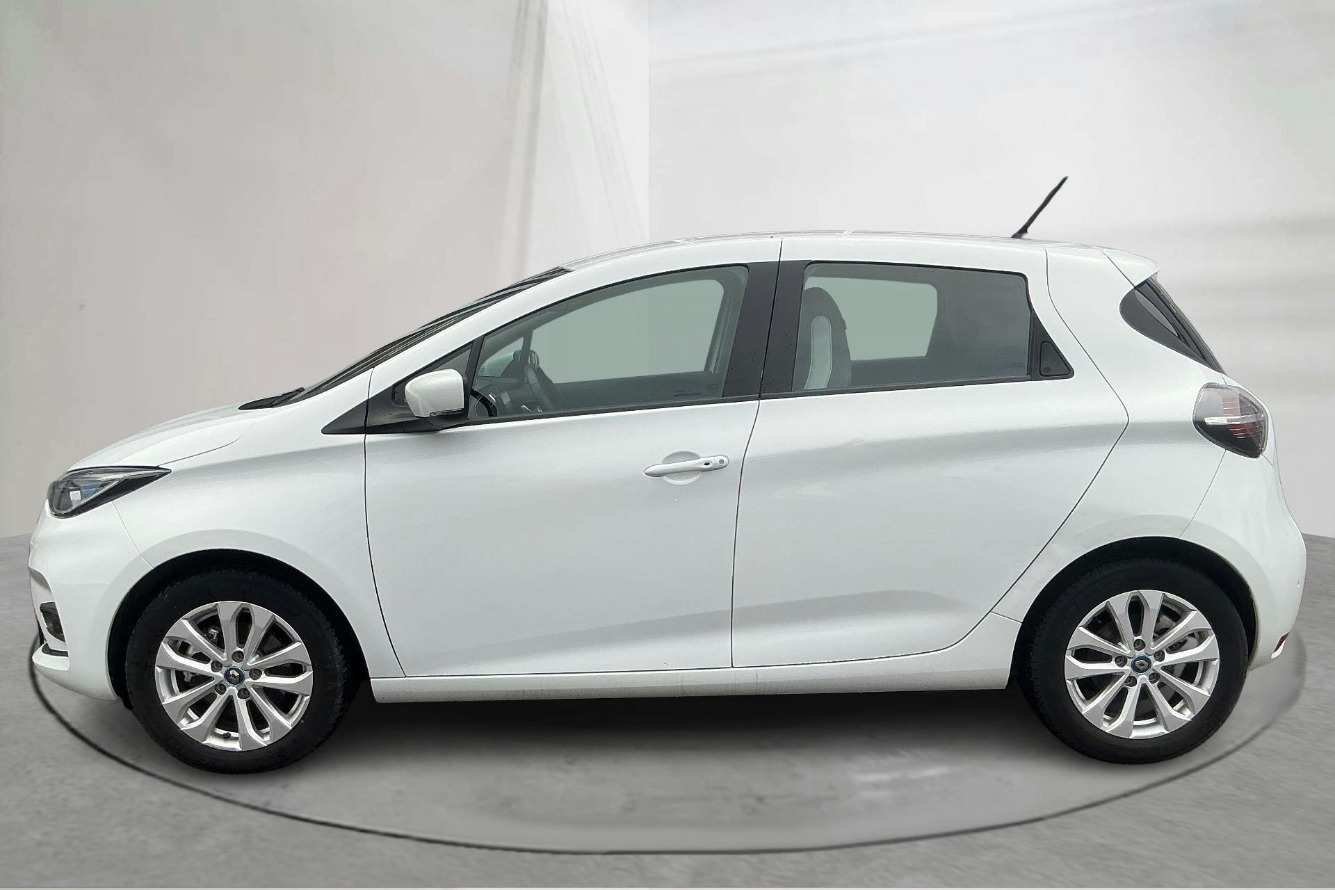 Presentationsfoto 2 av 16: Renault Zoe 52kWh R110 (108hk) - 2 647 mil - Automat - vit - 2020