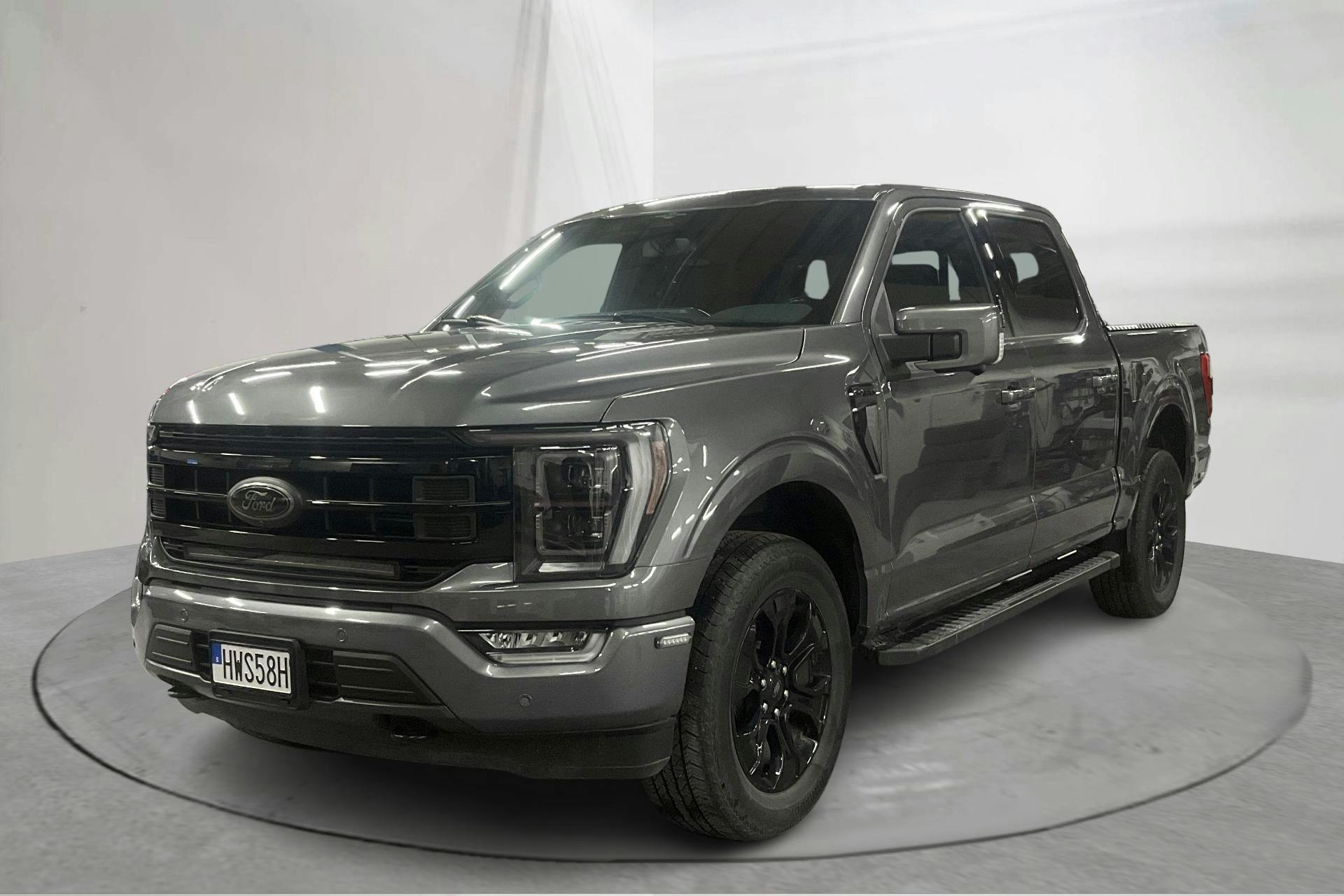 Zdjęcie prezentacyjne 1 z 17: Ford F-150 5.0 (405hk) - 50 590 km - Automatyczna - szary - 2023