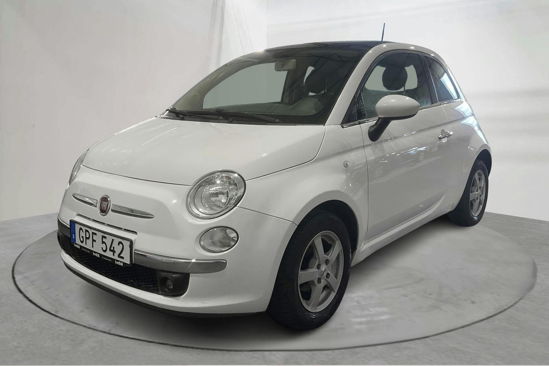 Fiat 500 1.2 (69hk) - 118 900 km - Manualna - biały - 2015