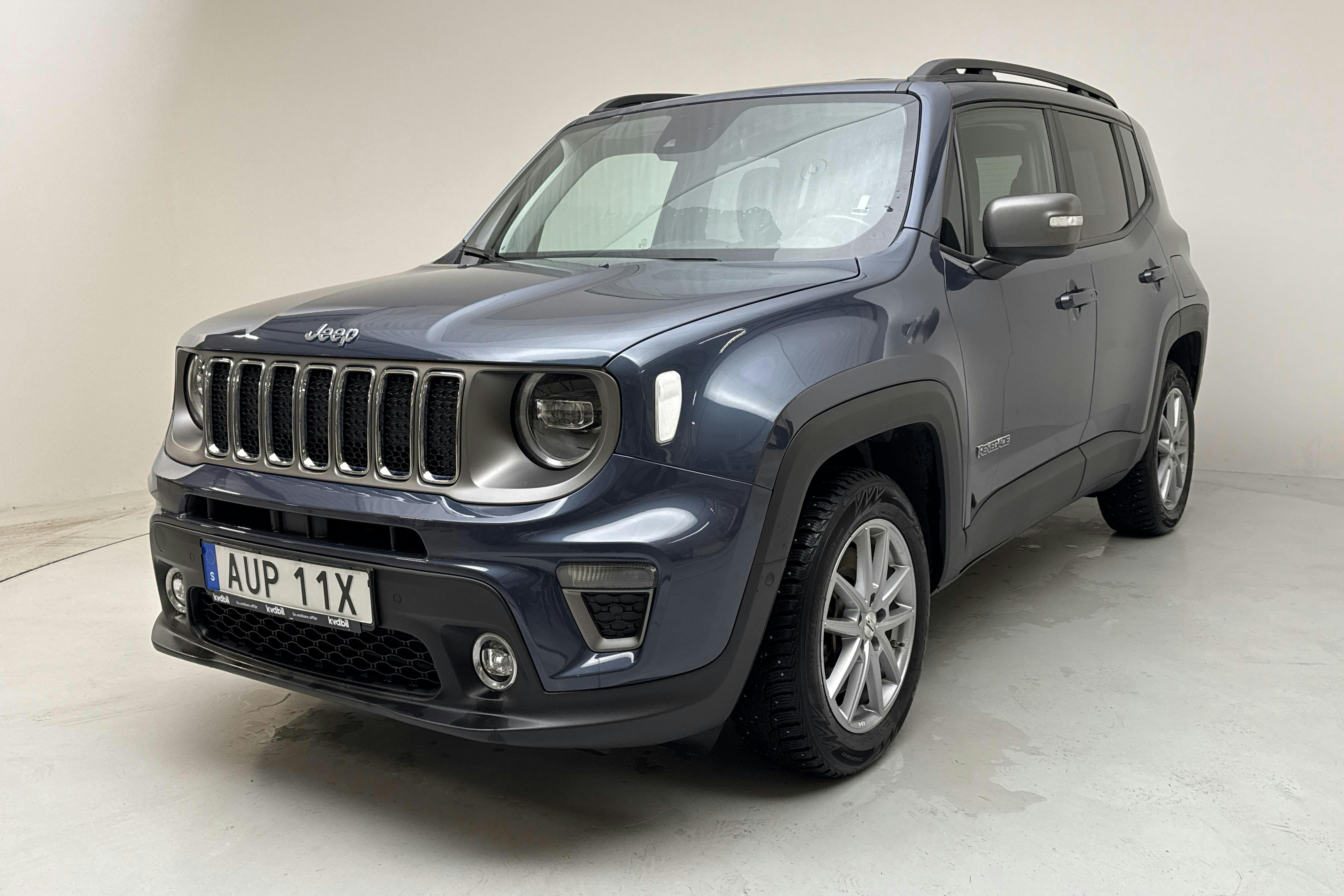 Presentation photo 1 of 14: Jeep Renegade 1.3 PHEV 4WD (190hk) - 79 520 km - Automatic - blue - 2020