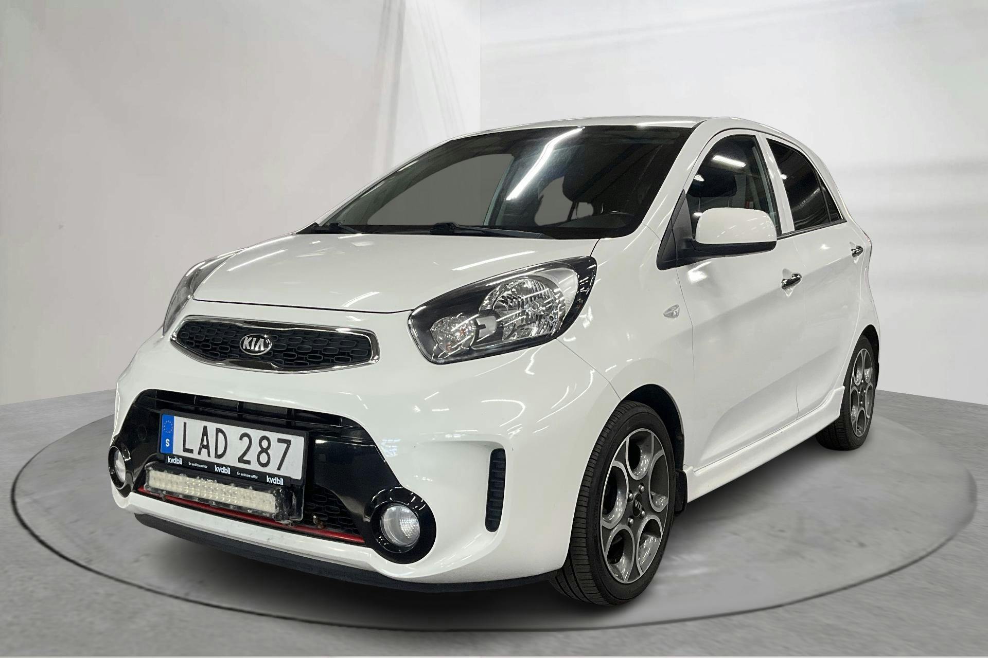 Presentationsfoto 1 av 12: KIA Picanto 1.0 5dr (69hk) - 14 905 mil - Manuell - vit - 2016