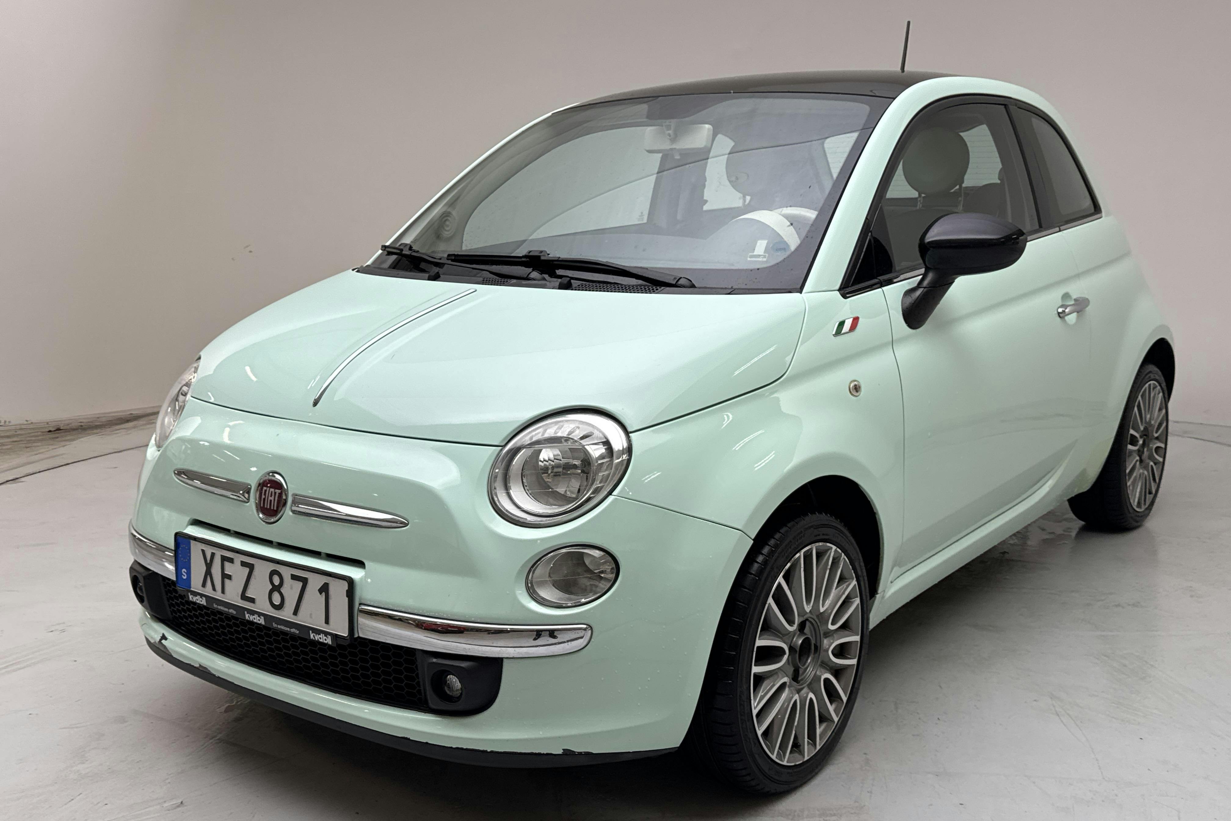 Presentation photo 1 of 15: Fiat 500 1.2 (69hk) - 80 100 km - Manual - 2014