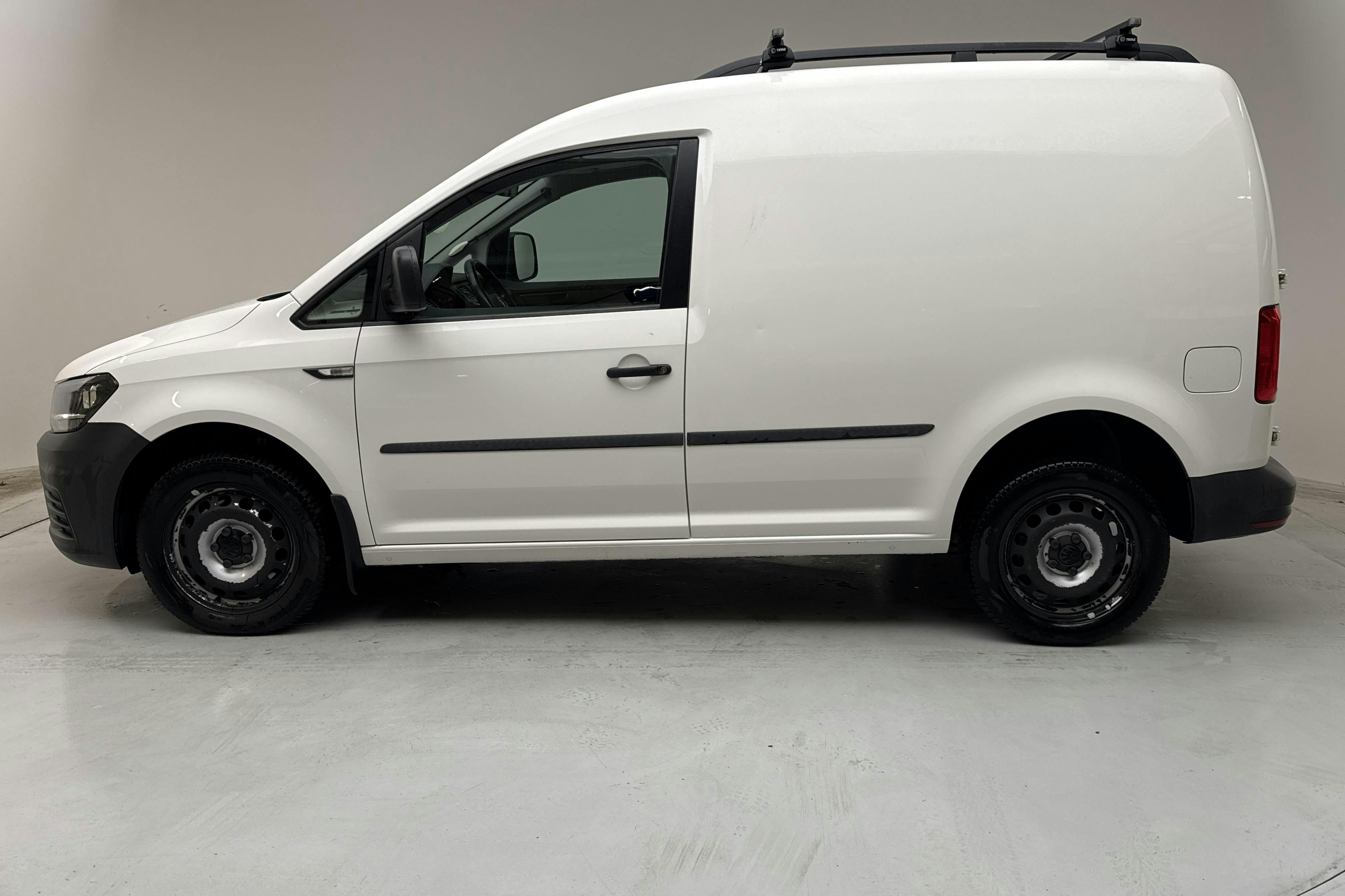 Presentationsfoto 2 av 10: VW Caddy 2.0 TDI Skåp 4MOTION (150hk) - 7 946 mil - Automat - vit - 2016