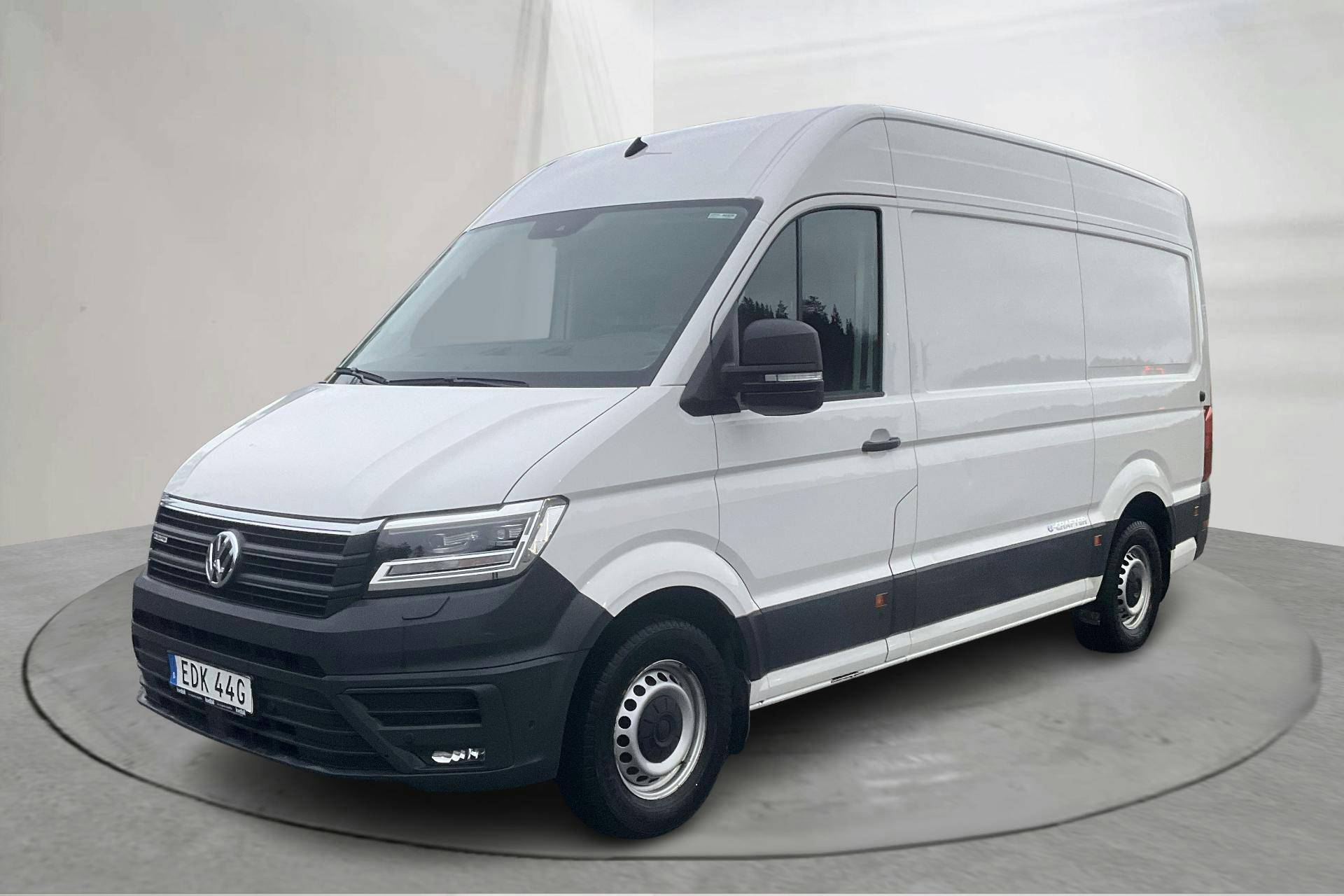Presentationsfoto 1 av 17: VW E-Crafter 35 Skåp (136hk) - 7 261 mil - Automat - vit - 2020