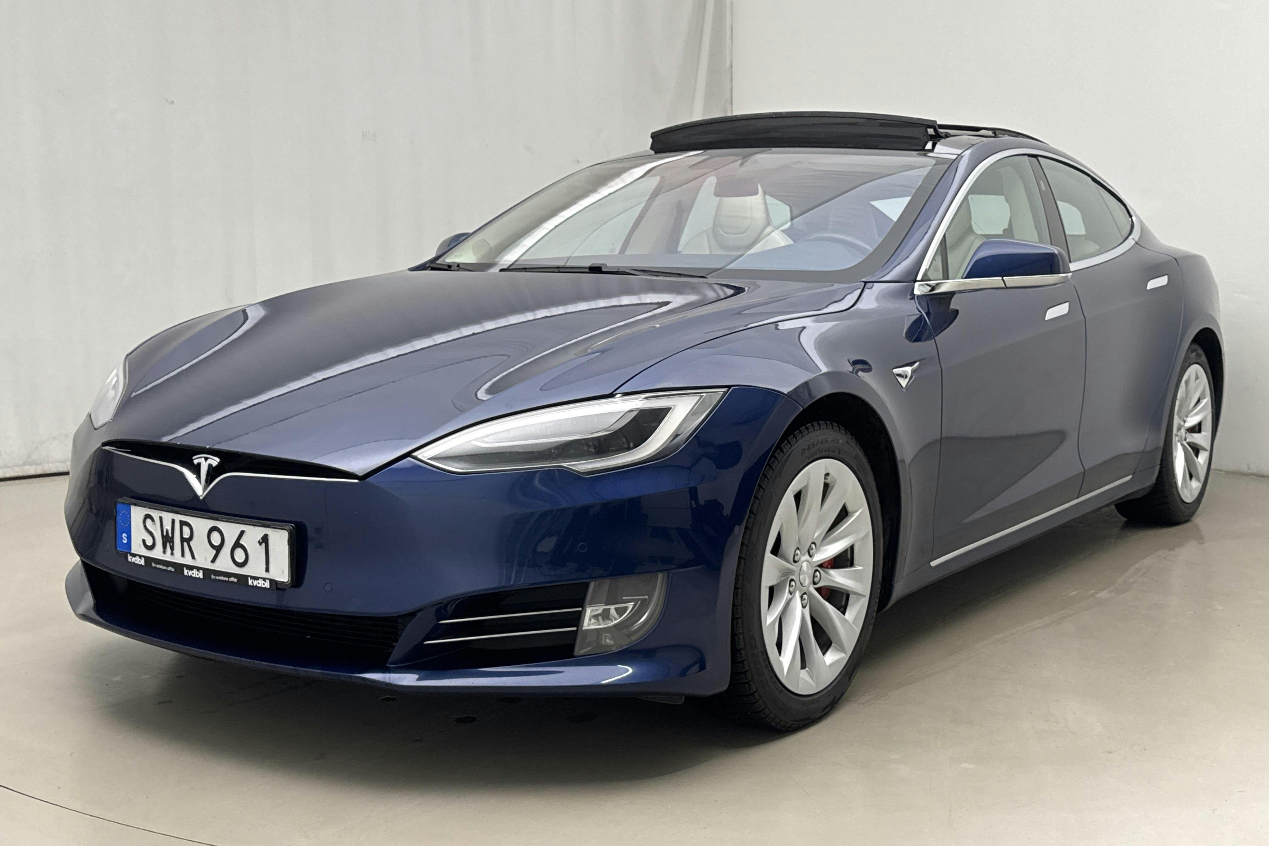 Tesla Model S P100D - 13 391 mil - Automat - blå - 2018