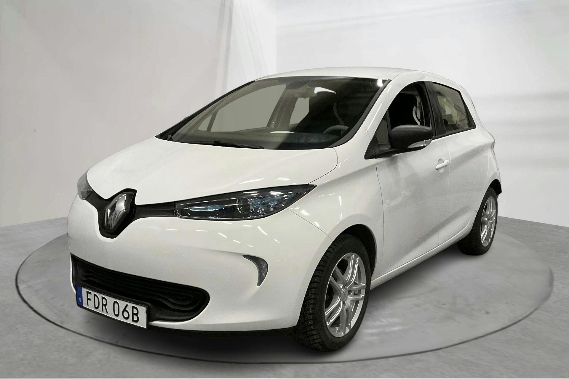 Presentationsfoto 1 av 18: Renault Zoe 41kWh R90 (92hk) - 3 588 mil - Automat - vit - 2019
