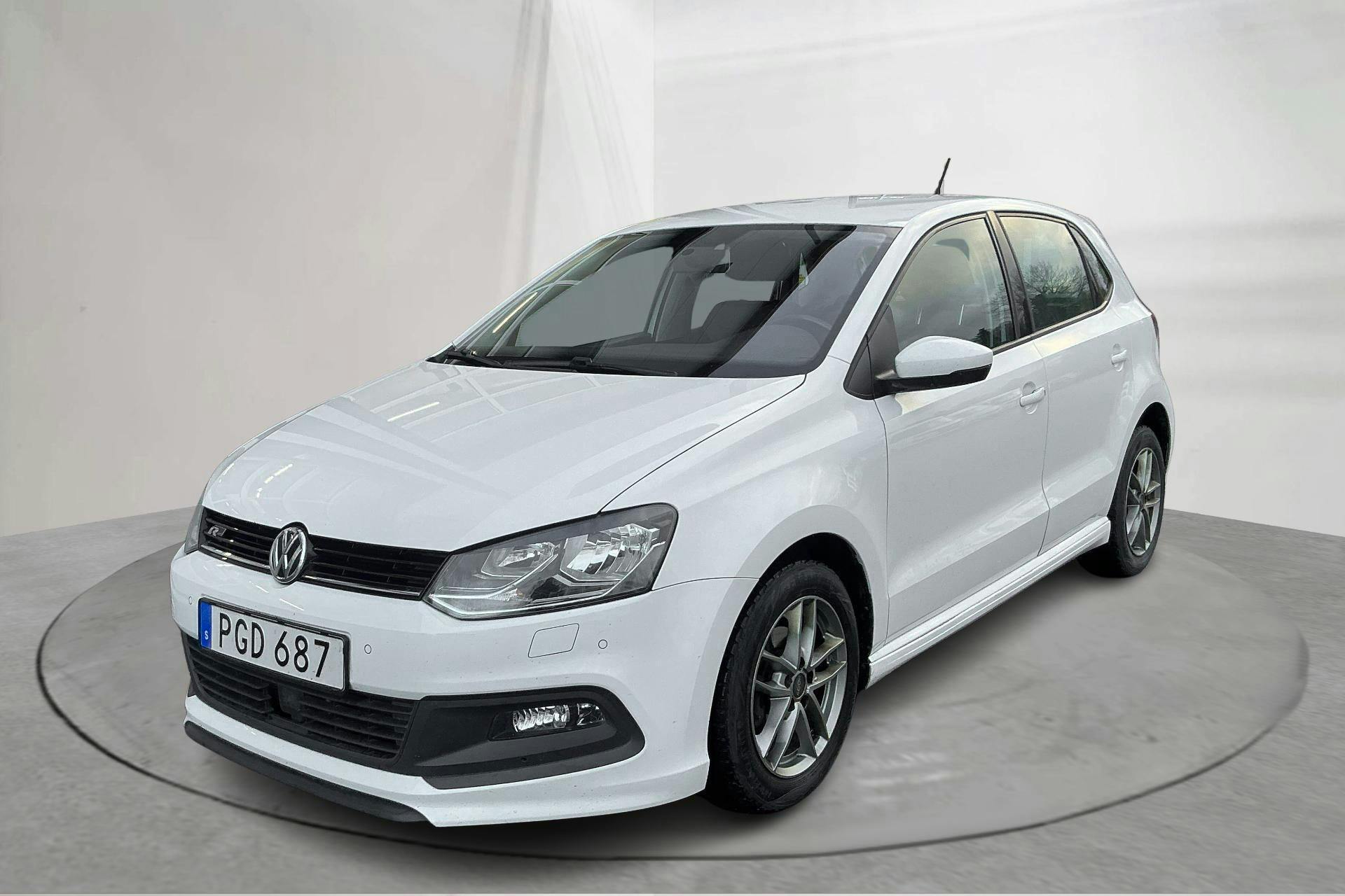 Presentation photo 1 of 13: VW Polo 1.2 TSI 5dr (90hk) - 102 020 km - Manual - white - 2017