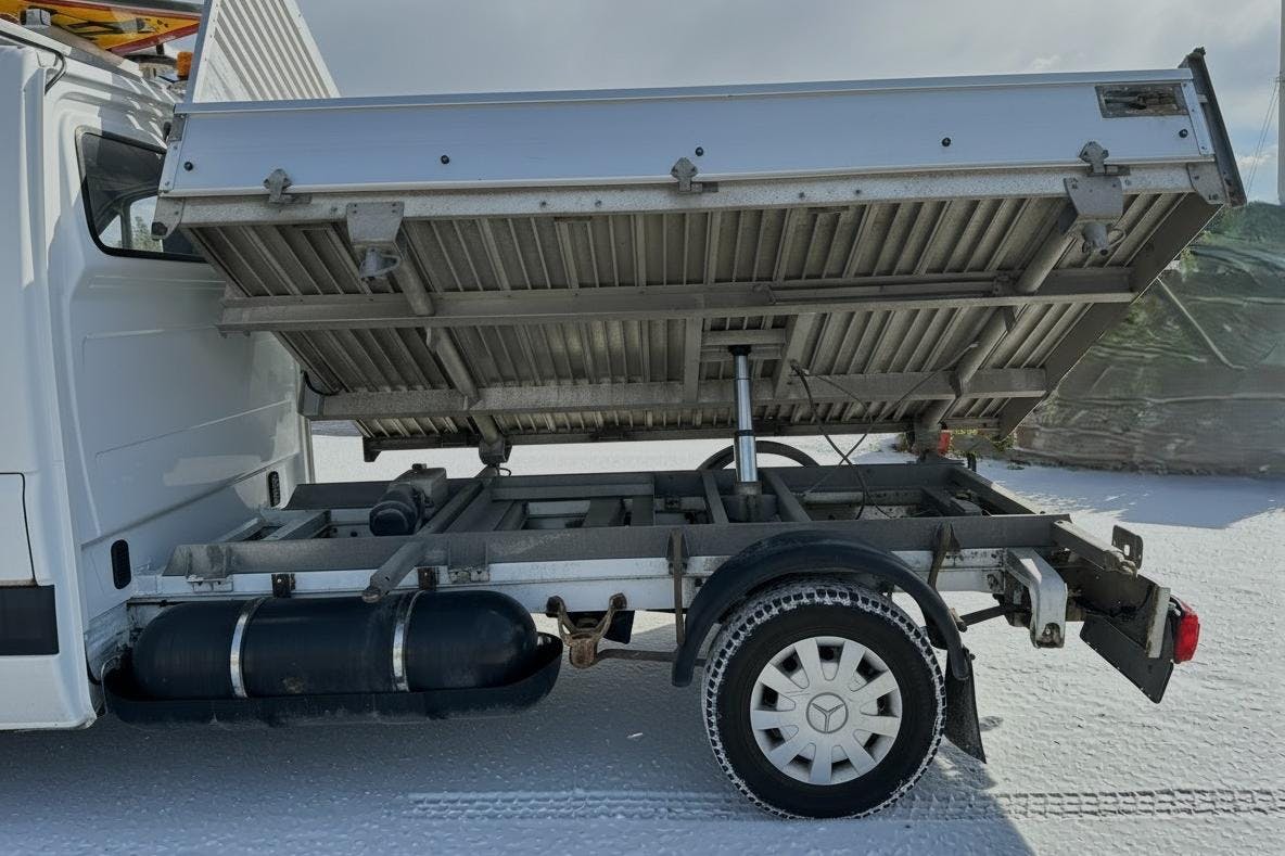 Presentation photo 22 of 22: Mercedes Sprinter 316 NGT Pickup (155hk) - 101 450 km - Automatic - white - 2013