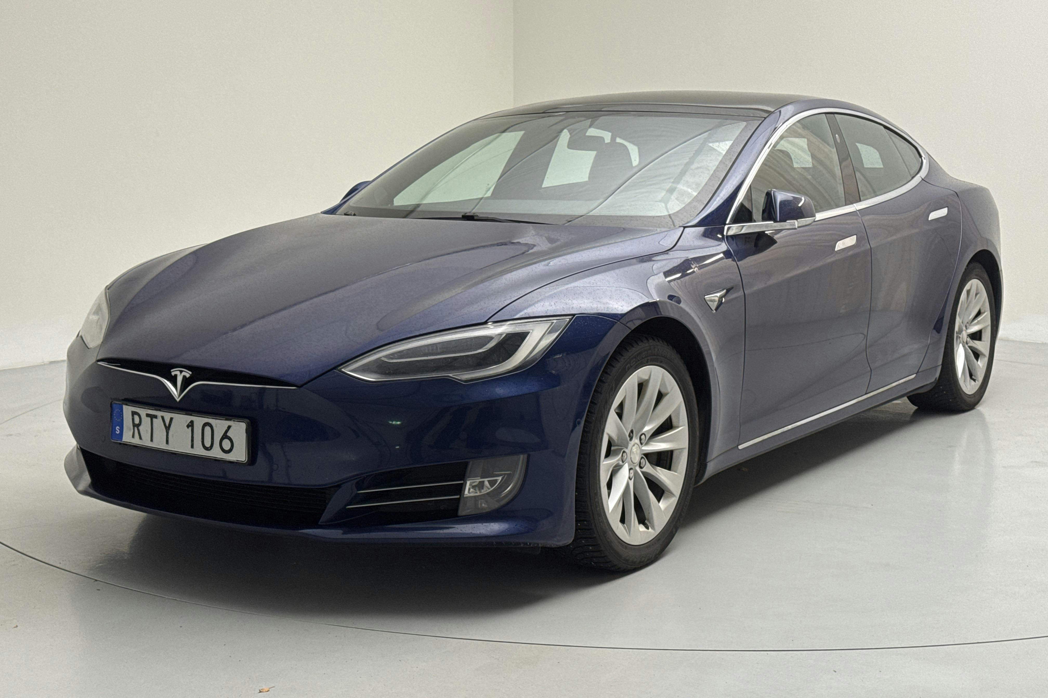 Tesla Model S 75D - 21 573 mil - Automat - blå - 2018