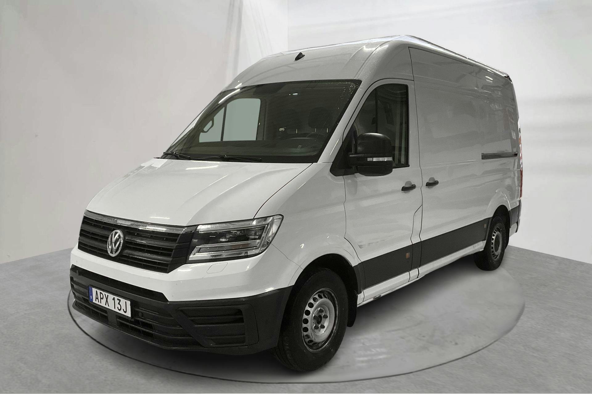 Presentationsfoto 1 av 15: VW Crafter 35 2.0 TDI Skåp (140hk) - 16 430 mil - Manuell - vit - 2020