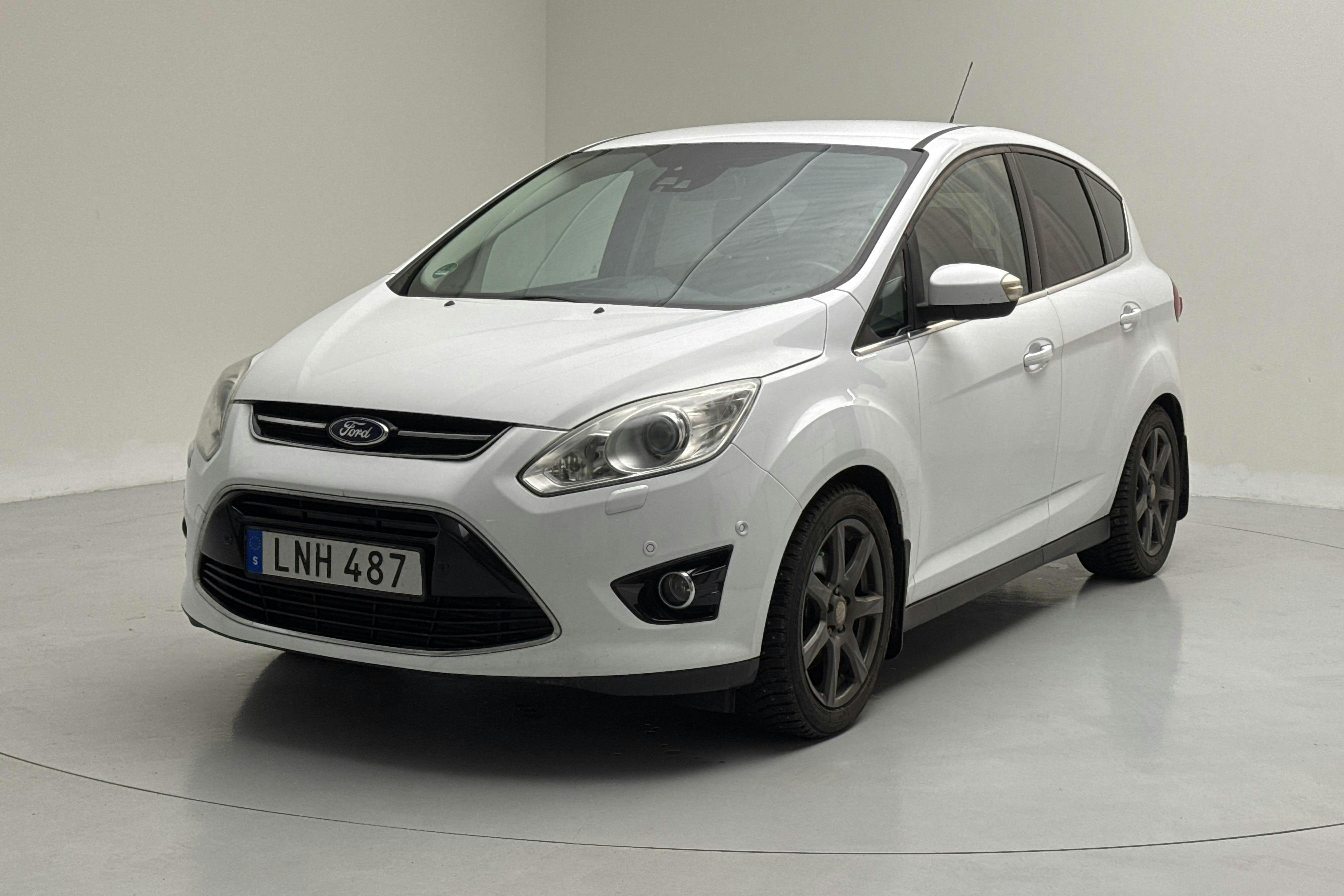 Presentationsfoto 1 av 12: Ford C-MAX 2.0 TDCi (140hk) - 28 679 mil - Automat - vit - 2014