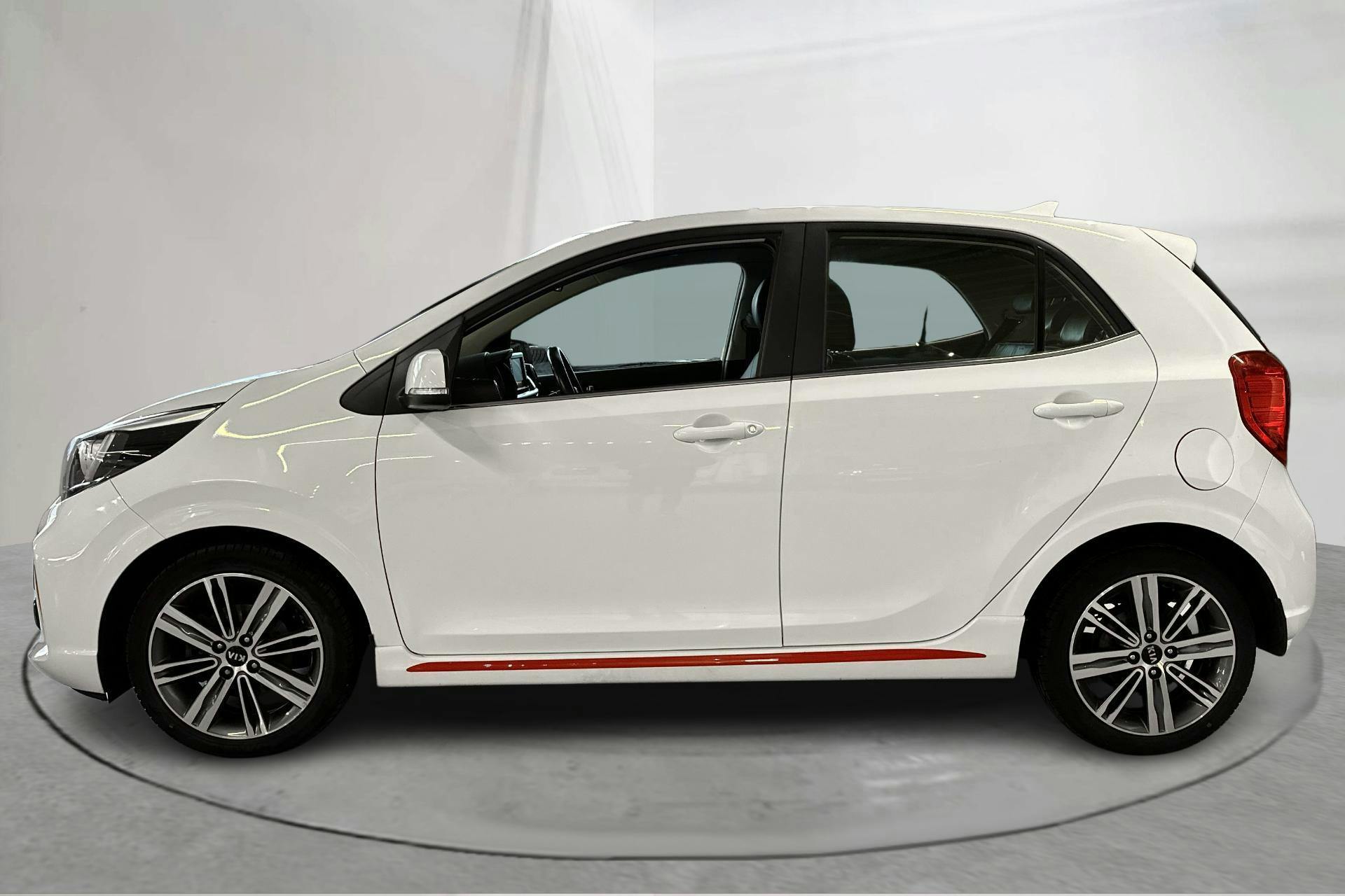 Presentation photo 2 of 15: KIA Picanto 1.0 T-GDi 5dr (100hk) - 98 110 km - Manual - white - 2019