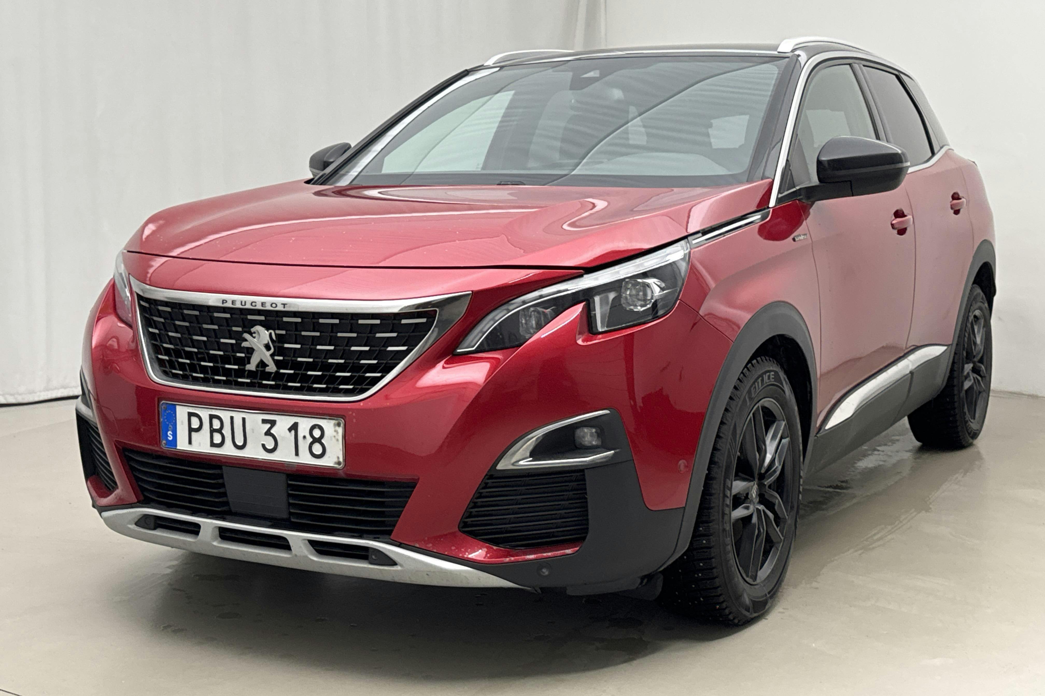 Peugeot 3008 1.6 PureTech (165hk) - 24 742 mil - Automat - Dark Red - 2018
