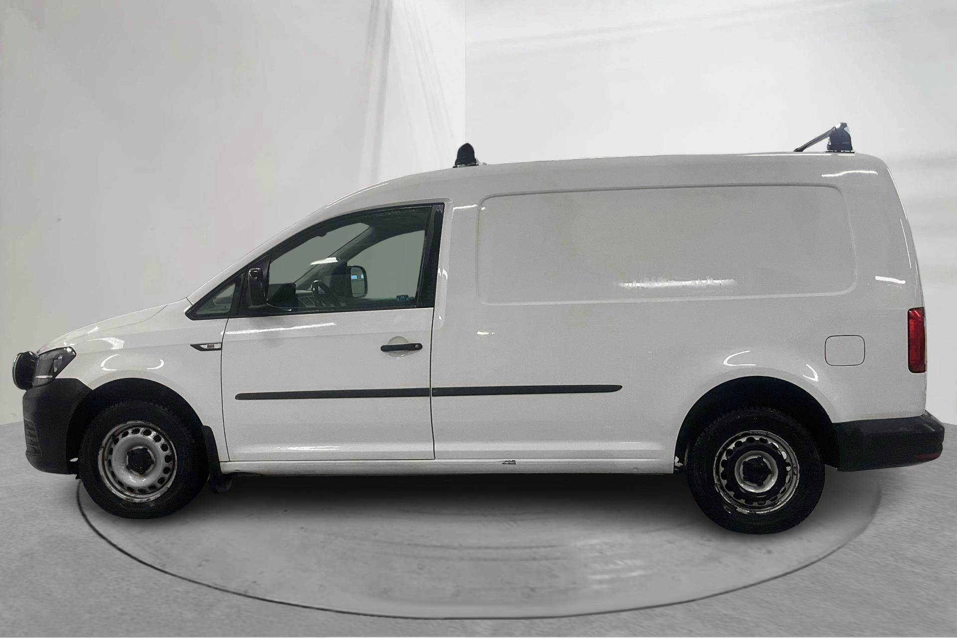 Presentationsfoto 2 av 17: VW Caddy 2.0 TDI Maxi Skåp (102hk) - 13 606 mil - Manuell - vit - 2017