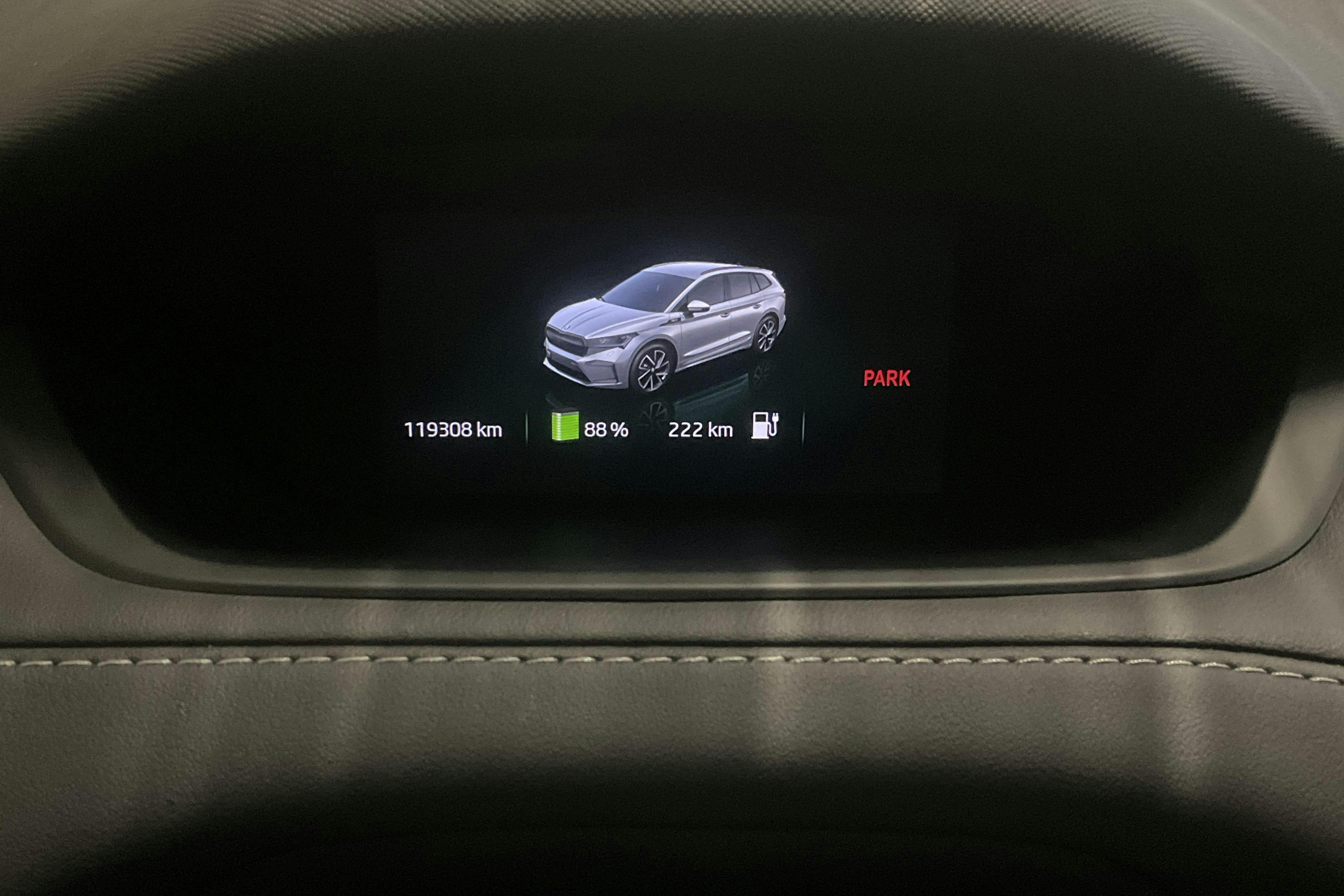 Presentation photo 19 of 19: Skoda Enyaq iV 80 (204hk) - 119 290 km - Automatic - white - 2023