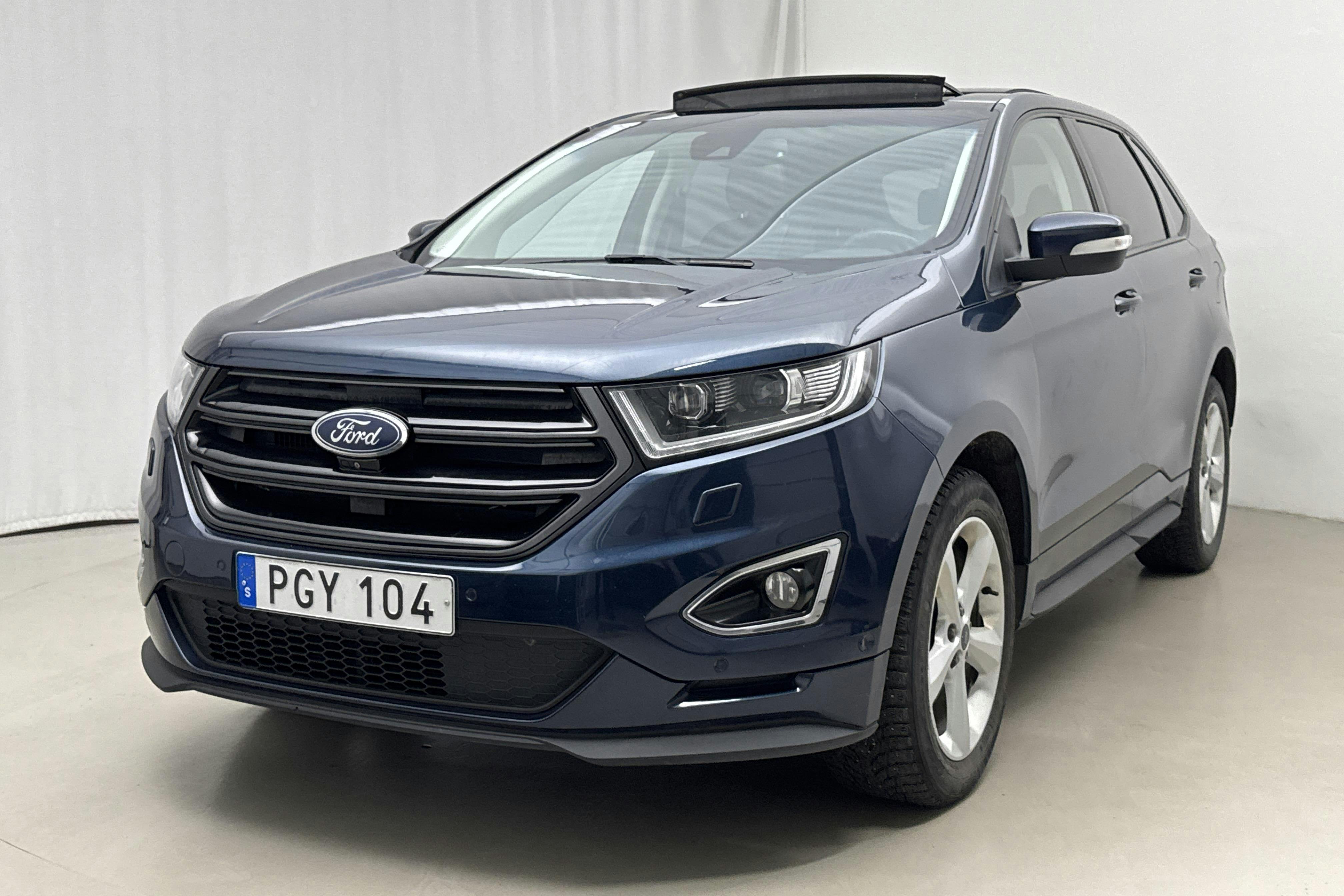 Esittelykuva 1 osoitteesta 21: Ford Edge 2.0 TDCi (210hk) - 175 820 km - Automaattinen - sininen - 2017