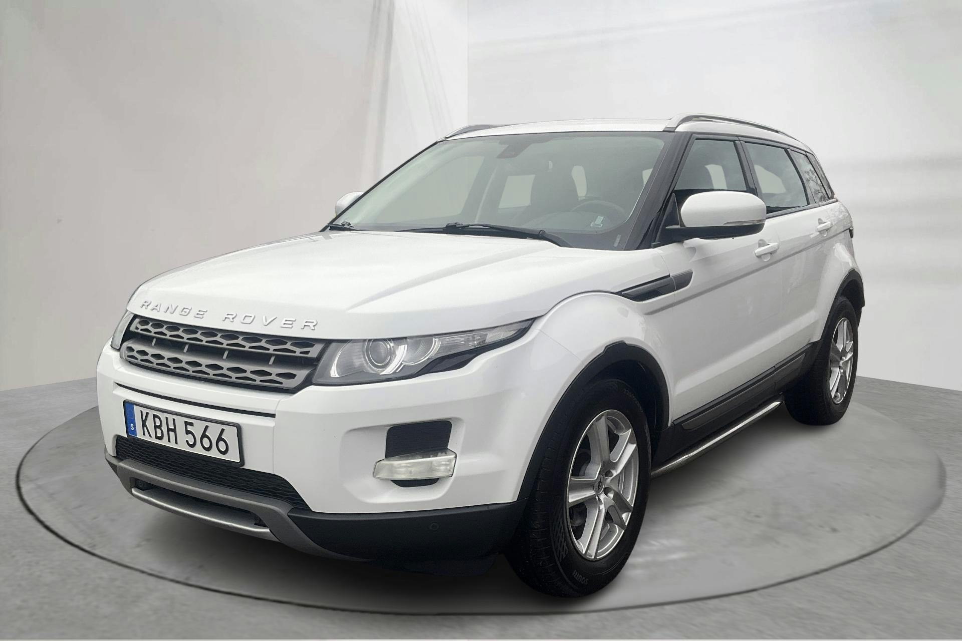 Presentation photo 1 of 11: Land Rover Range Rover Evoque 2.2 TD4 5dr (150hk) - 218 480 km - Automatic - white - 2012