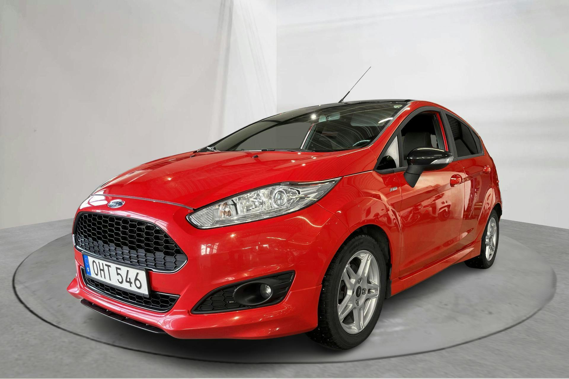 Ford Fiesta 1.0T EcoBoost 5dr (100hk) - 9 125 mil - Manuell - röd - 2017