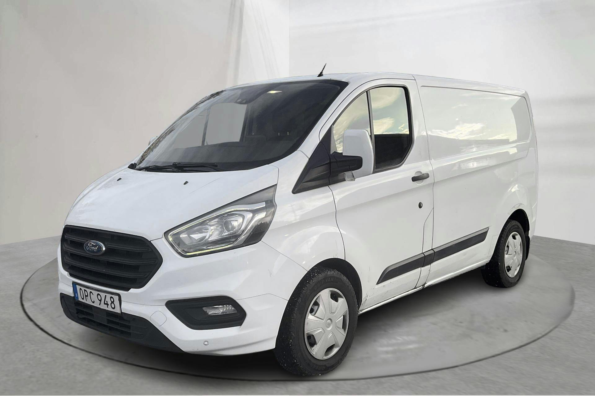 Presentation photo 1 of 13: Ford Transit Custom 280 (130hk) - 196 050 km - Automatic - white - 2018