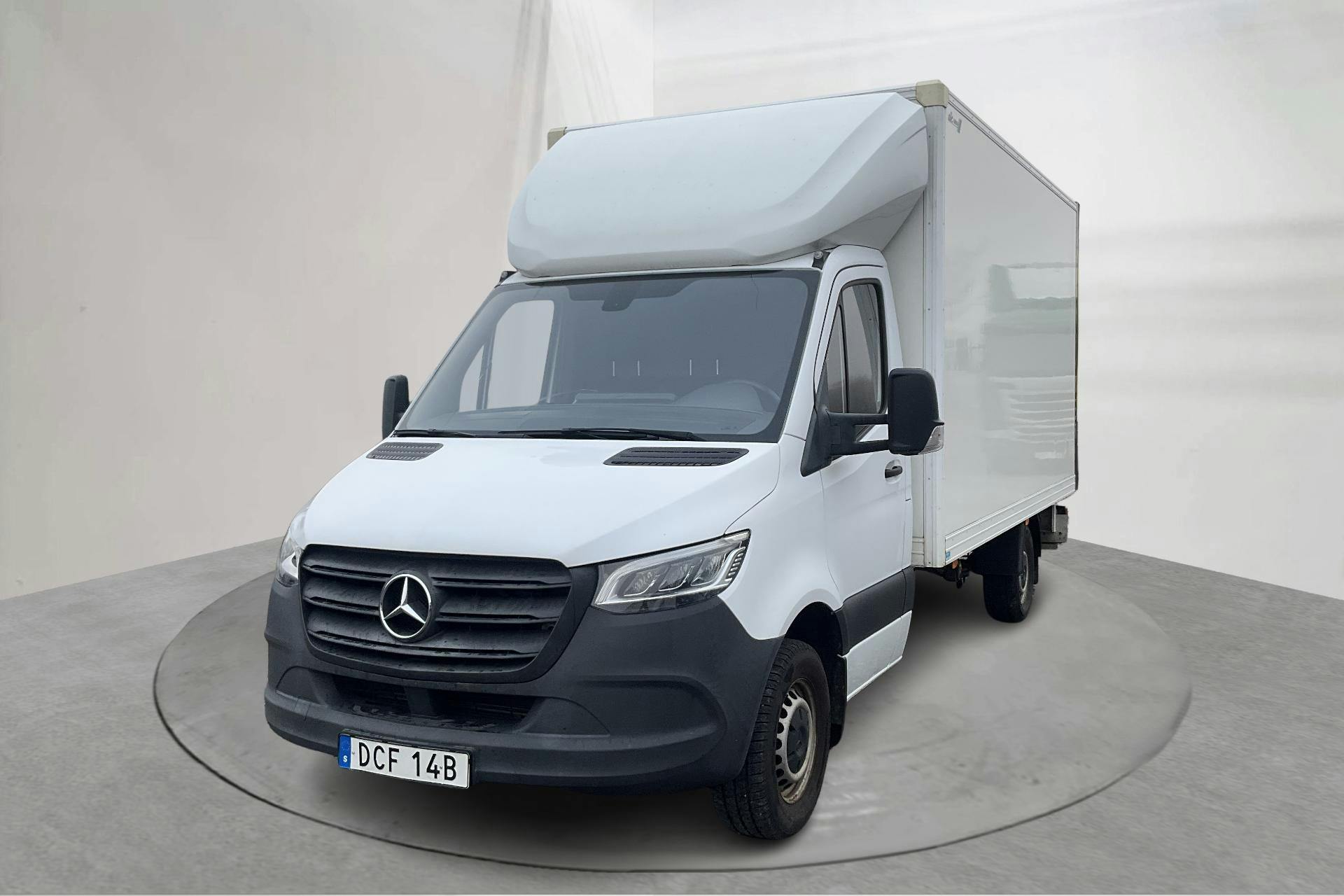 Presentationsfoto 1 av 11: Mercedes Sprinter 316 CDI Volymskåp RWD (163hk) - 21 128 mil - Manuell - vit - 2019