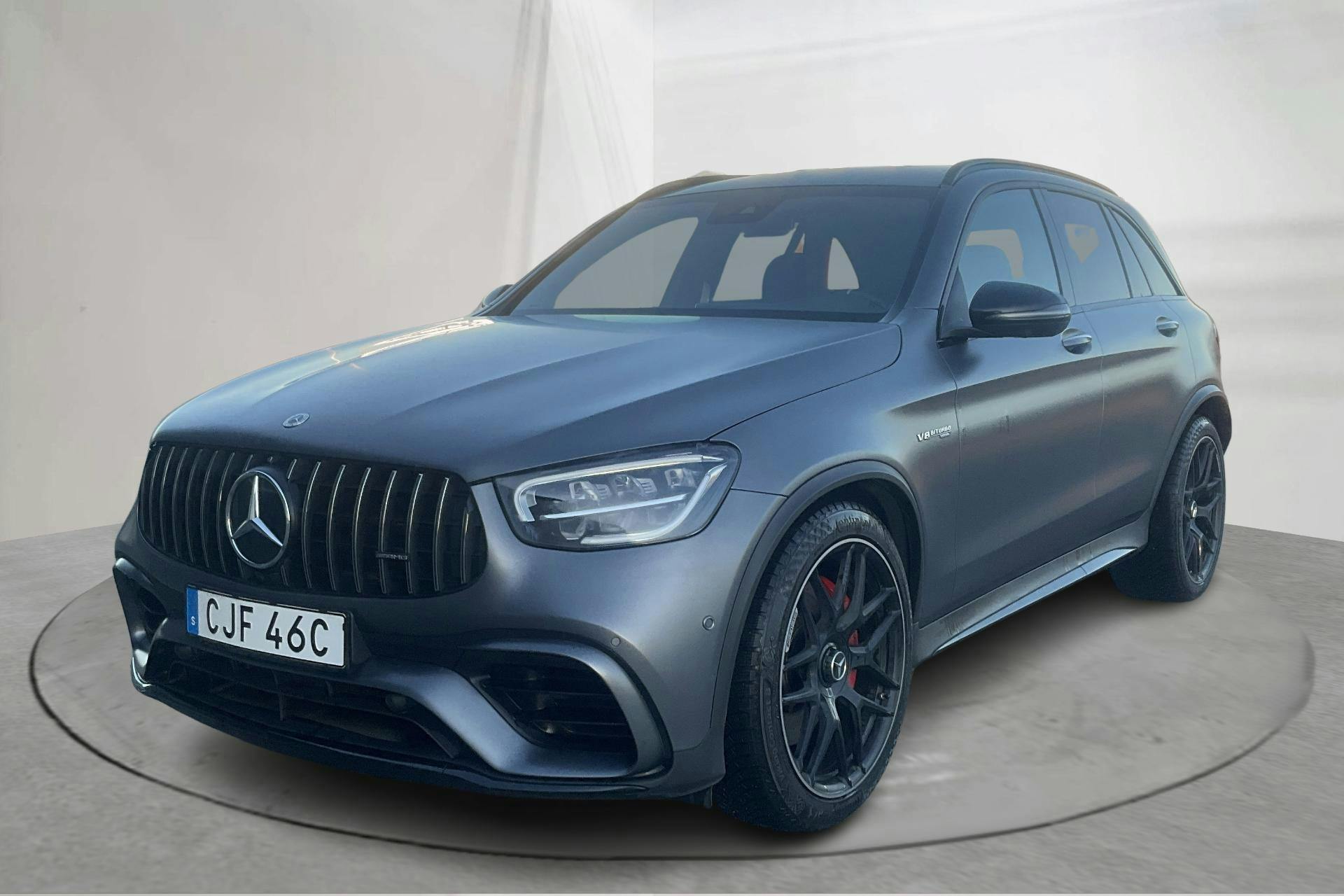 Presentation photo 1 of 16: Mercedes GLC 63 S AMG 4MATIC X253 (510hk) - 132 290 km - Automatic - gray - 2022