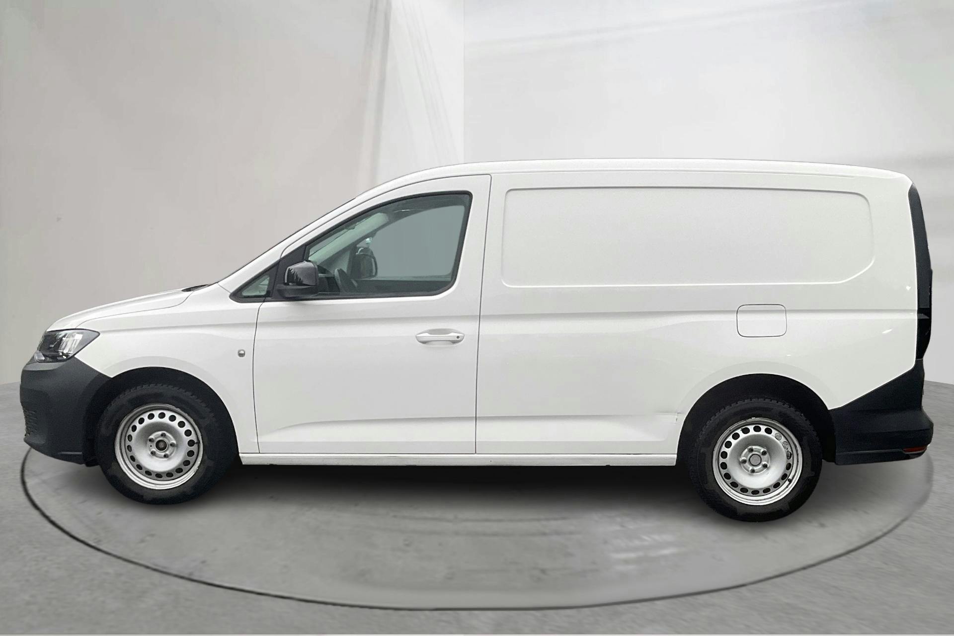 Presentationsfoto 2 av 16: VW Caddy Cargo Maxi 2.0 TDI Skåp (122hk) - 13 360 mil - Automat - vit - 2023
