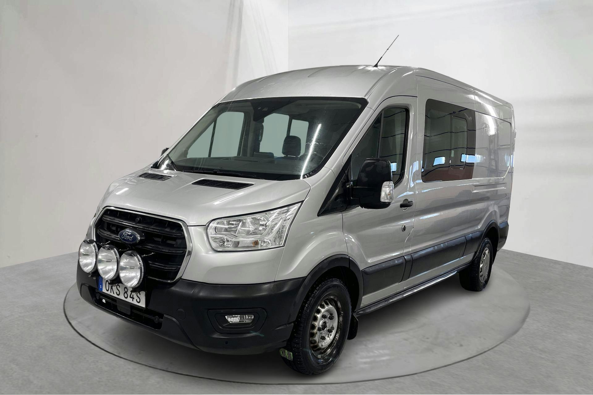 Presentation photo 1 of 14: Ford Transit 350 2.0 TDCi 2WD Skåp (170hk) - 157 830 km - Automatic - gray - 2020
